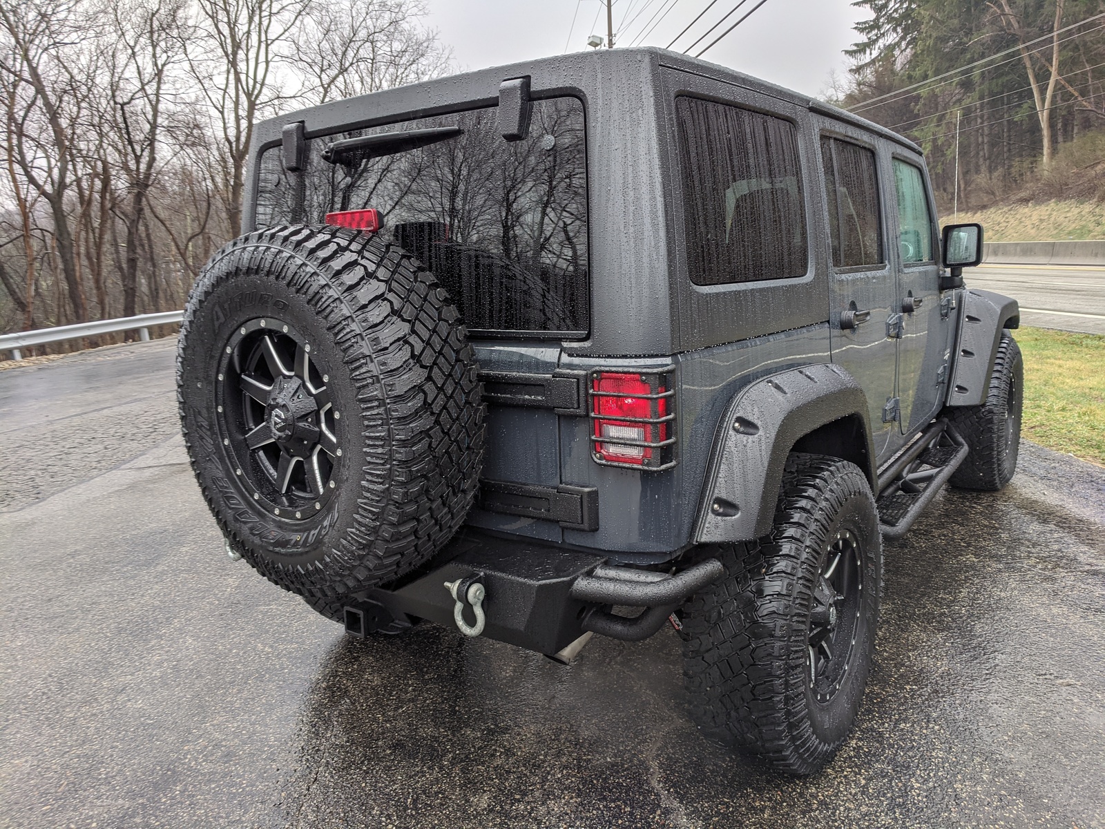 Pre-Owned 2016 Jeep Wrangler Unlimited Sahara in Rhino Clearcoat ...