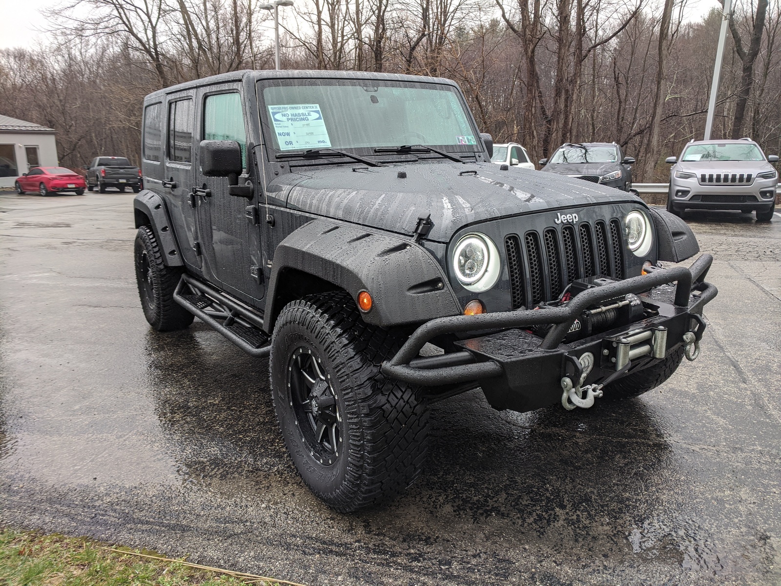 Pre-Owned 2016 Jeep Wrangler Unlimited Sahara in Rhino Clearcoat ...