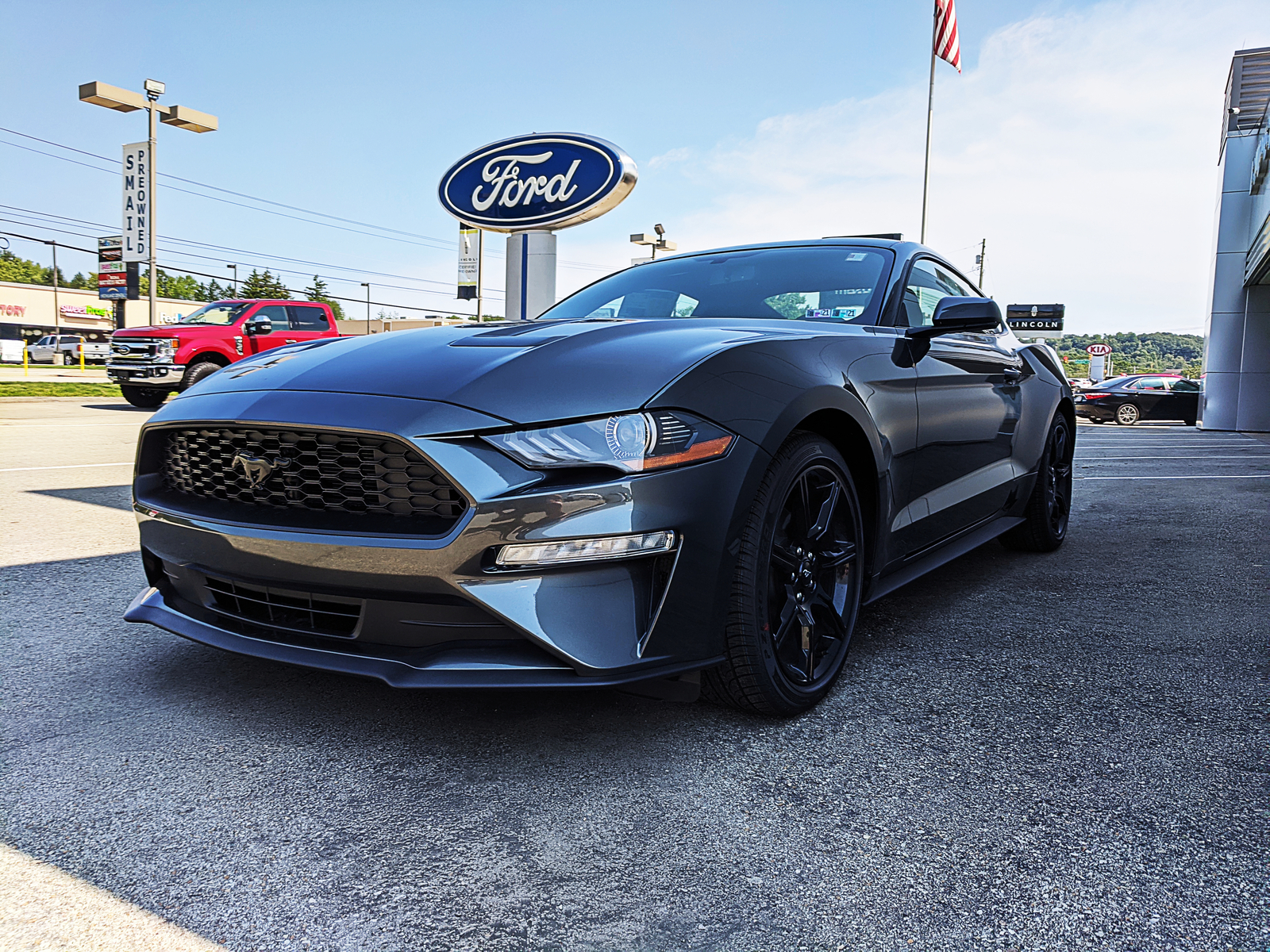 New 2020 Ford Mustang EcoBoost in Magnetic Metallic | Greensburg, PA ...