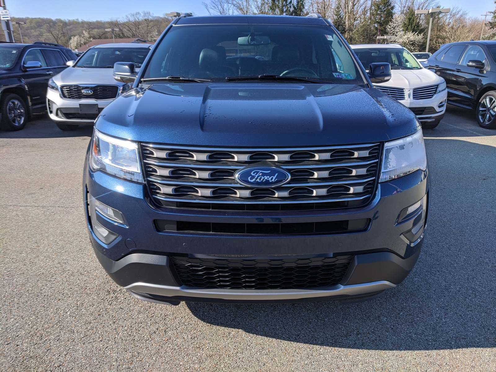 Certified Pre-Owned 2017 Ford Explorer XLT in Blue Jeans Metallic ...