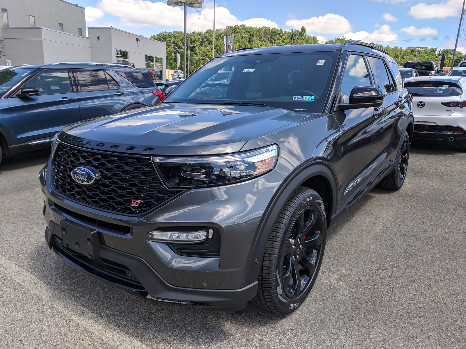 New 2020 Ford Explorer ST in Magnetic Metallic | Greensburg, PA | #F82497