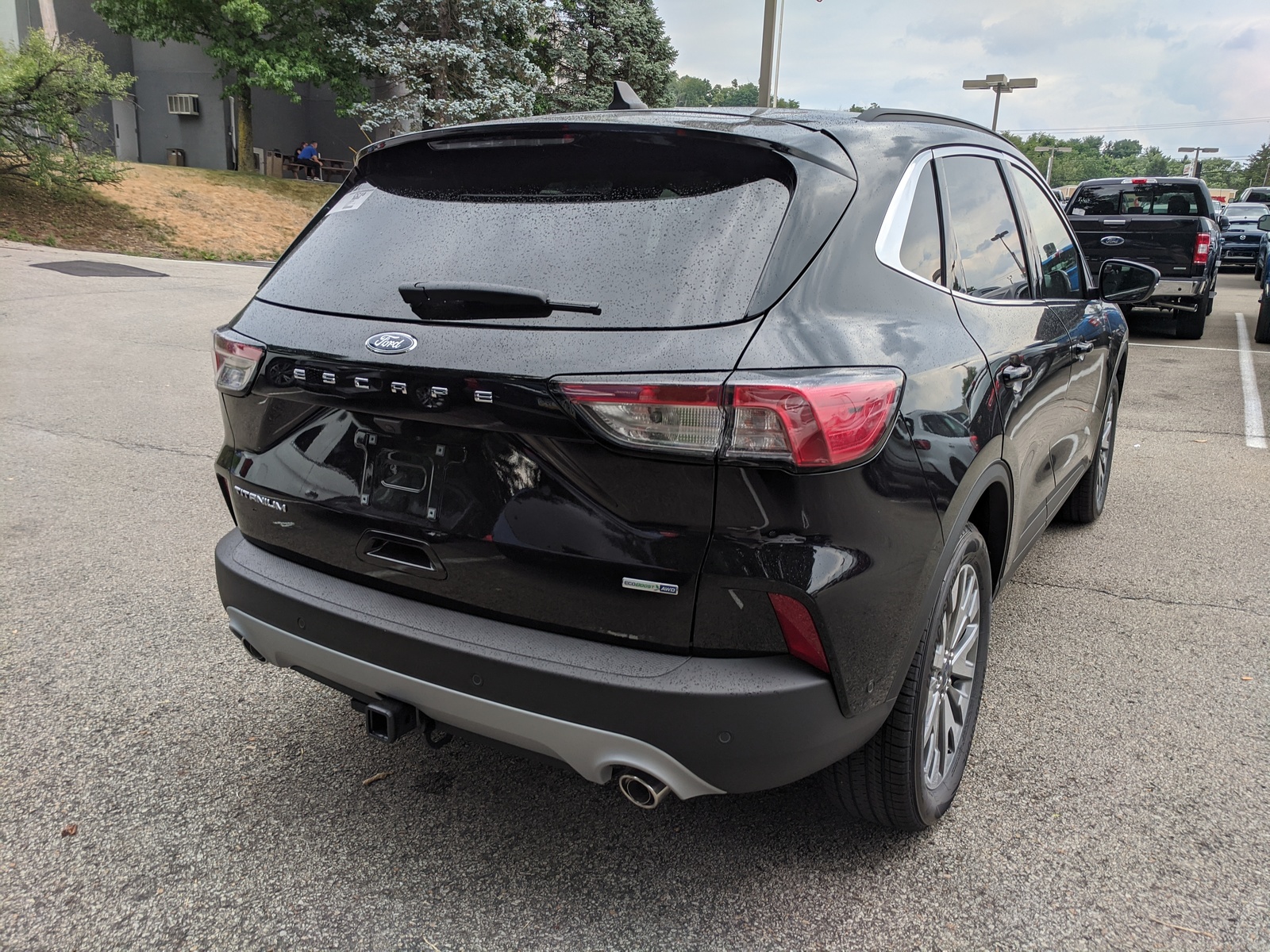 New 2020 Ford Escape Titanium in Agate Black Metallic | Greensburg, PA ...