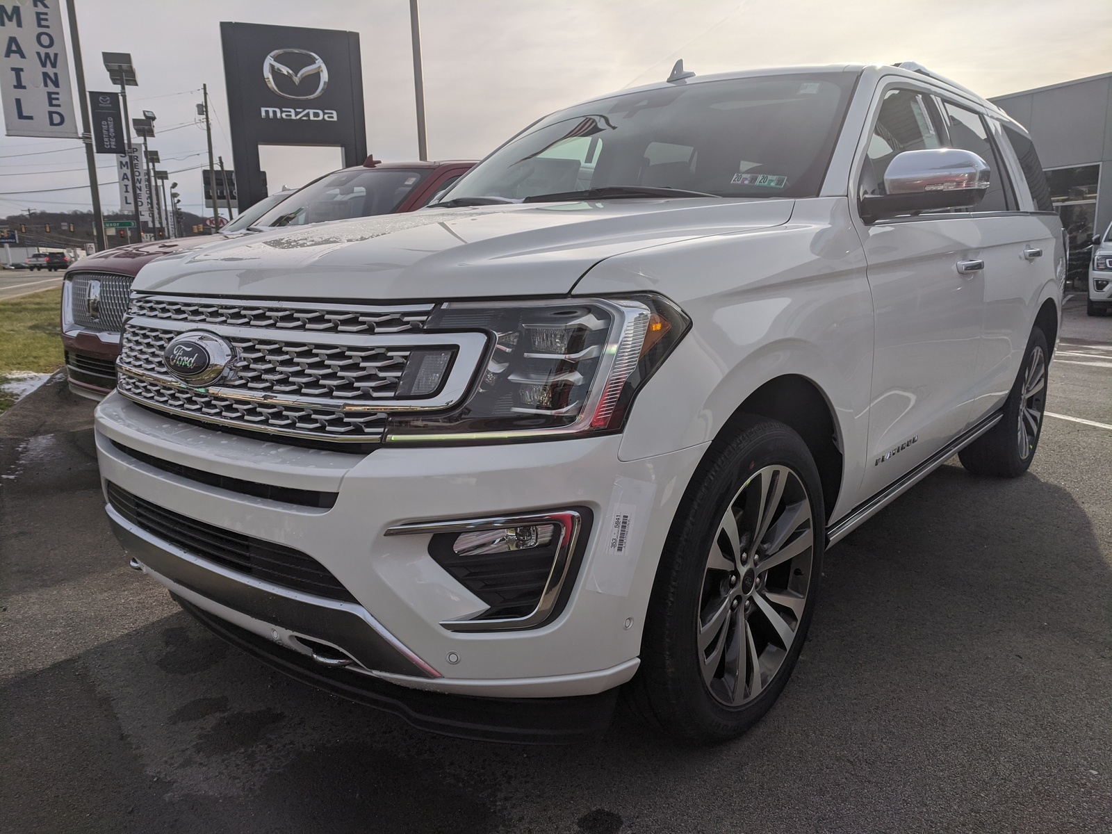 New 2020 Ford Expedition Platinum in Star White Metallic Tri-Coat ...