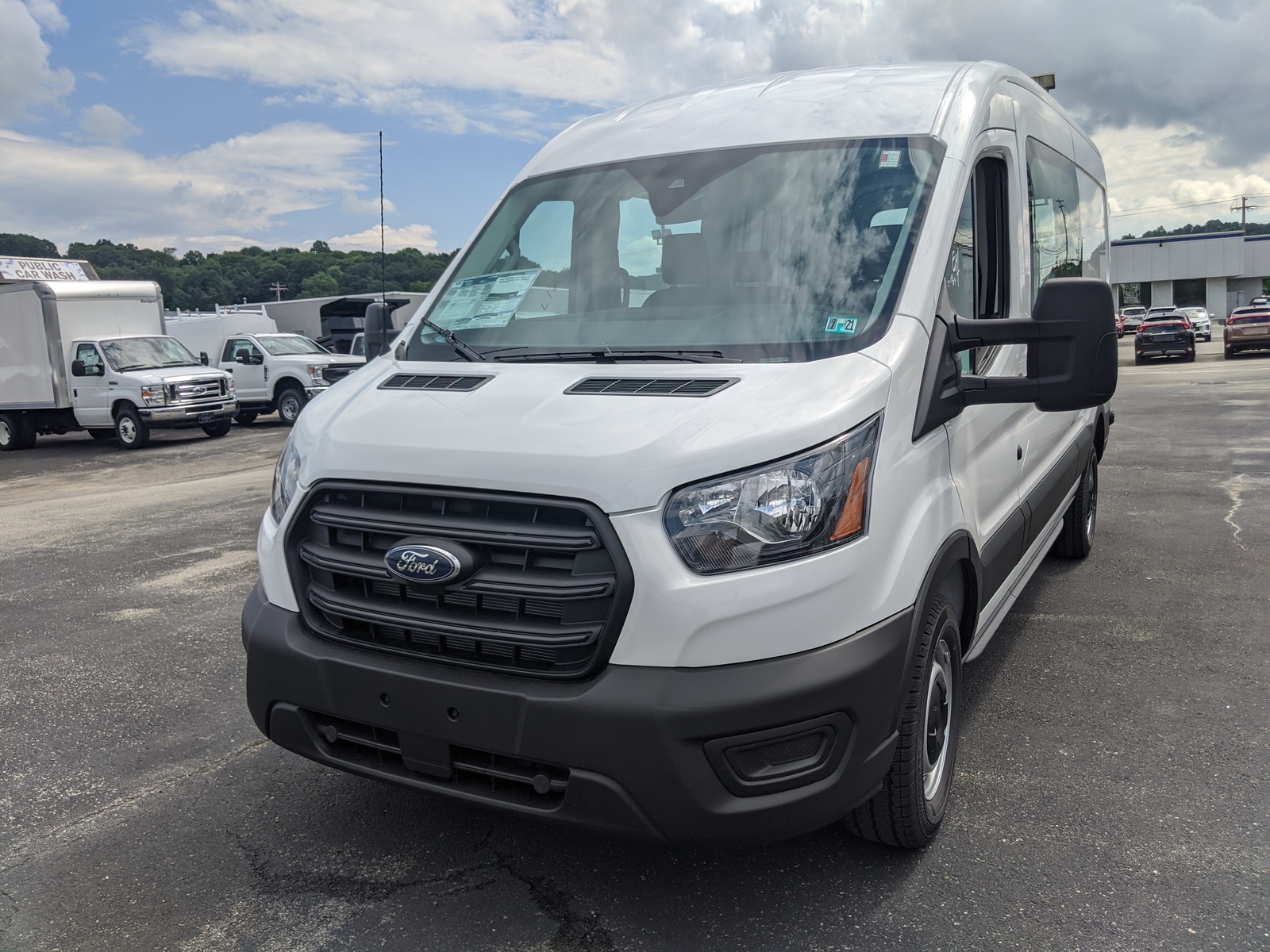 New 2020 Ford Transit Crew Van T250 in Oxford White | Greensburg, PA ...