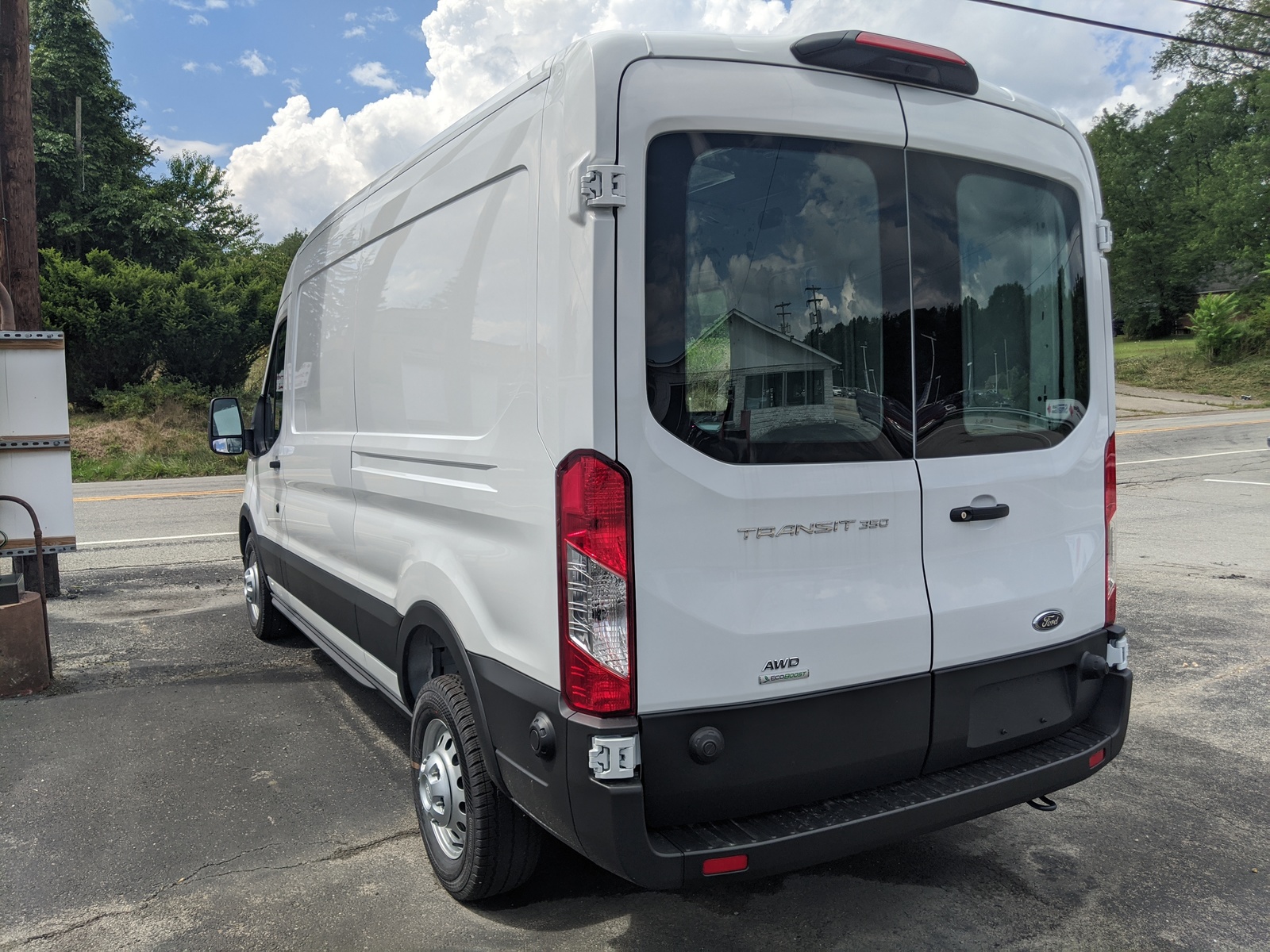 New 2020 Ford Transit Cargo Van T350 in Oxford White | Greensburg, PA ...