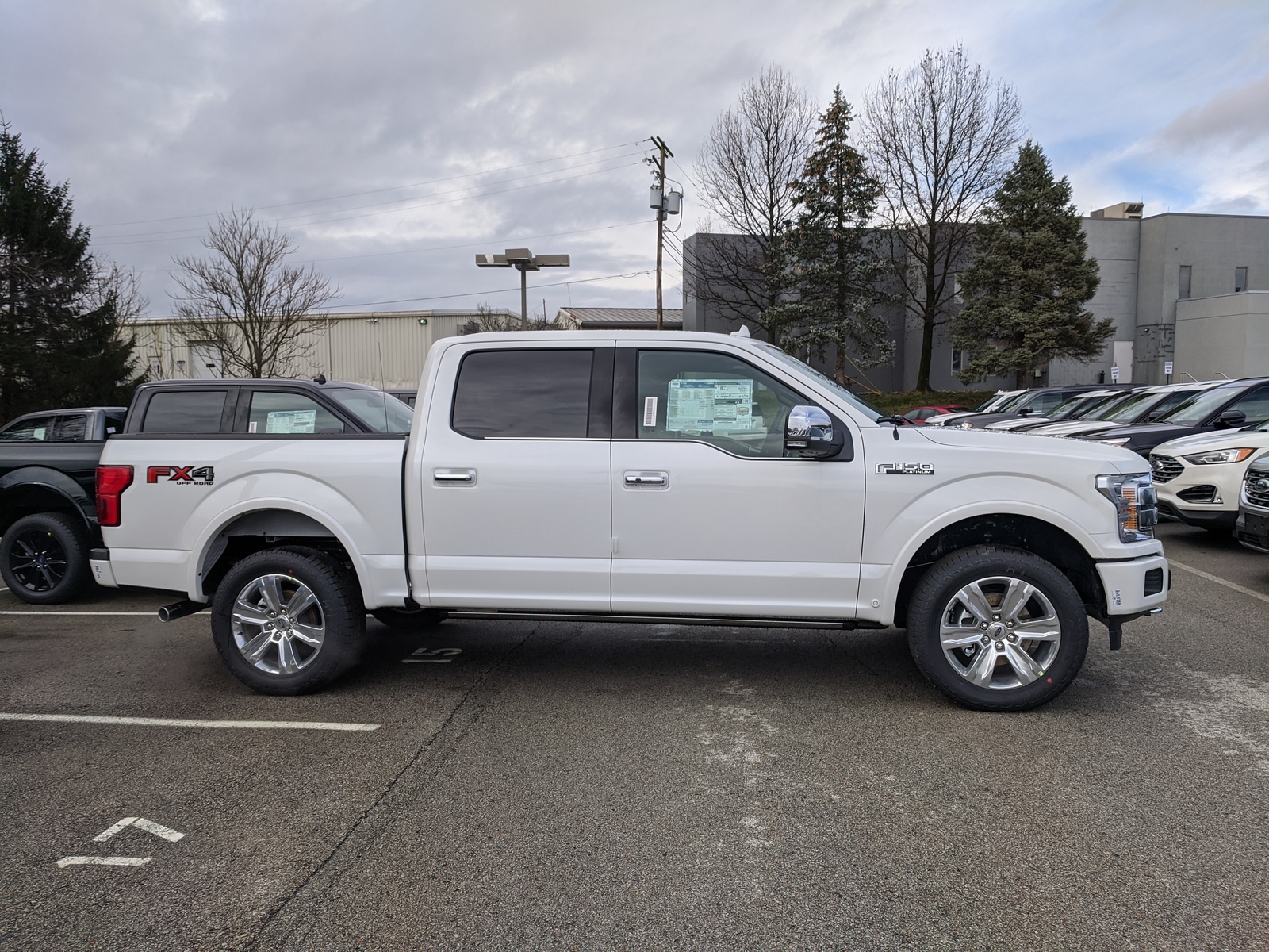 New 2020 Ford F150 Platinum in Star White Metallic TriCoat