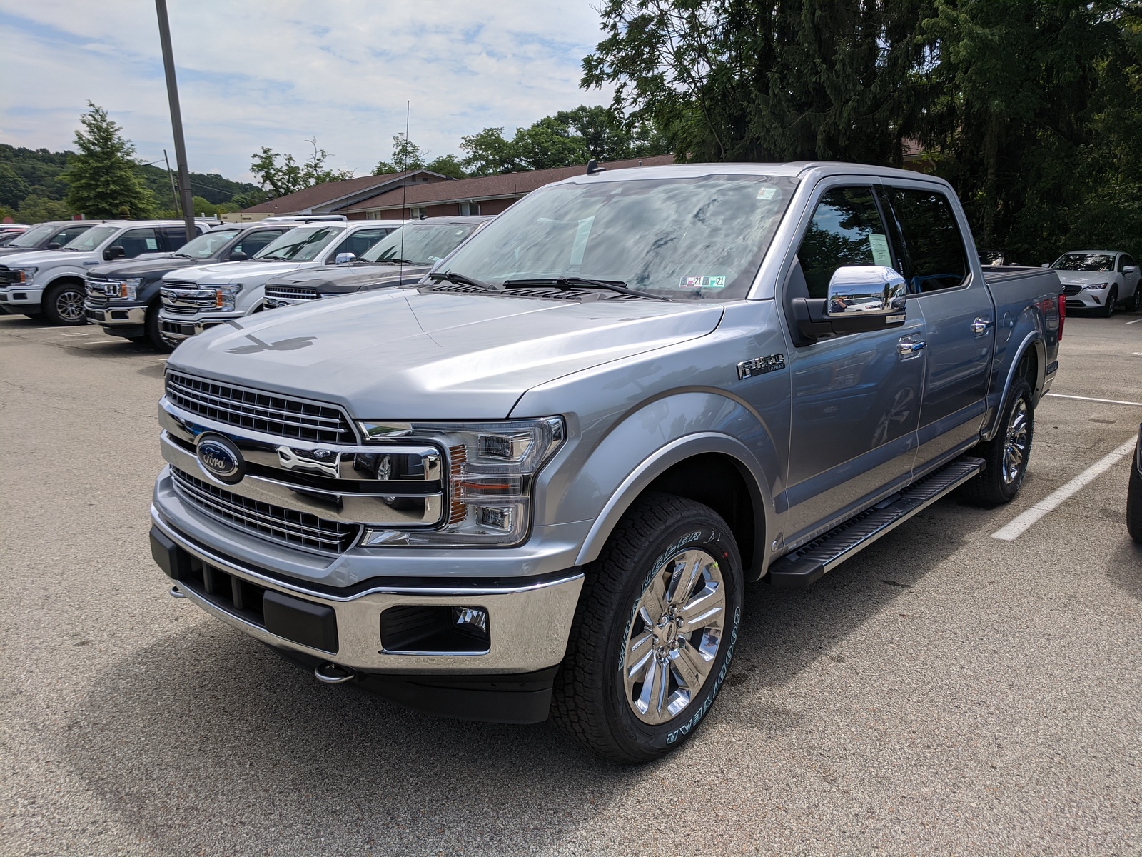 New 2020 Ford F-150 LARIAT in Iconic Silver Metallic | Greensburg, PA