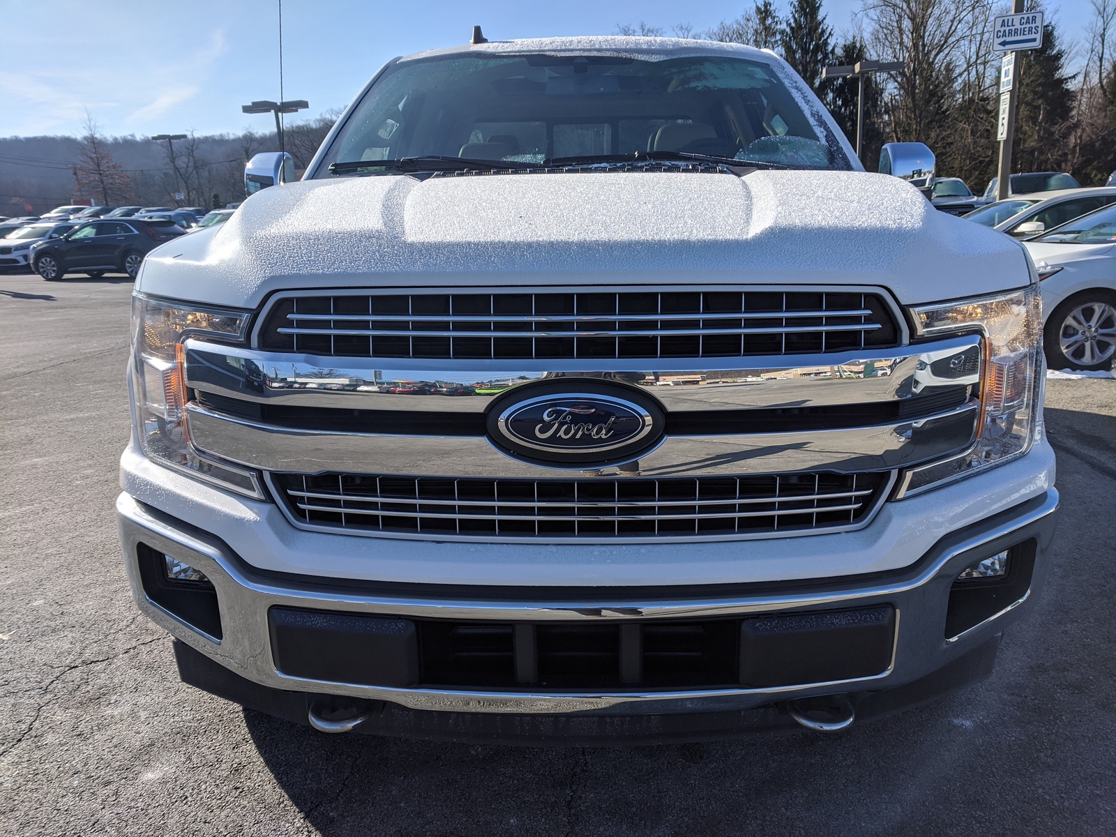 New 2020 Ford F-150 Lariat In Star White Metallic Tri-coat 