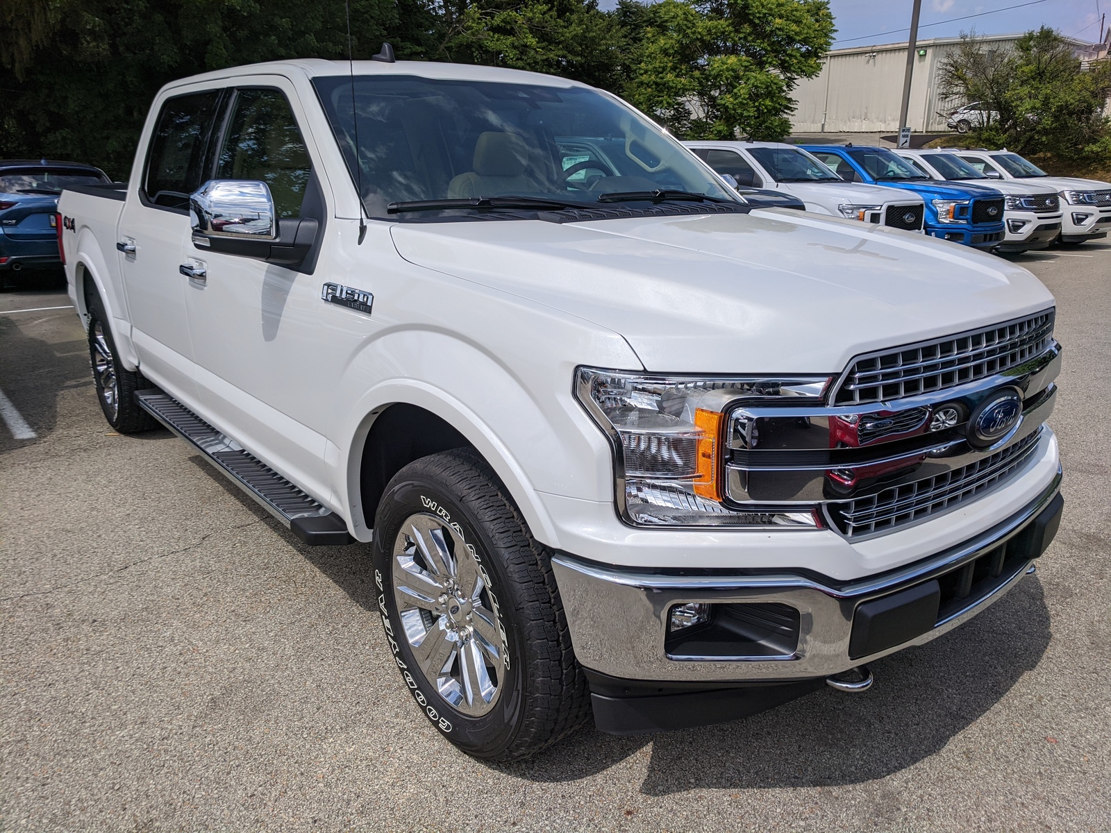 New 2020 Ford F-150 LARIAT in Star White Metallic Tri-Coat ...