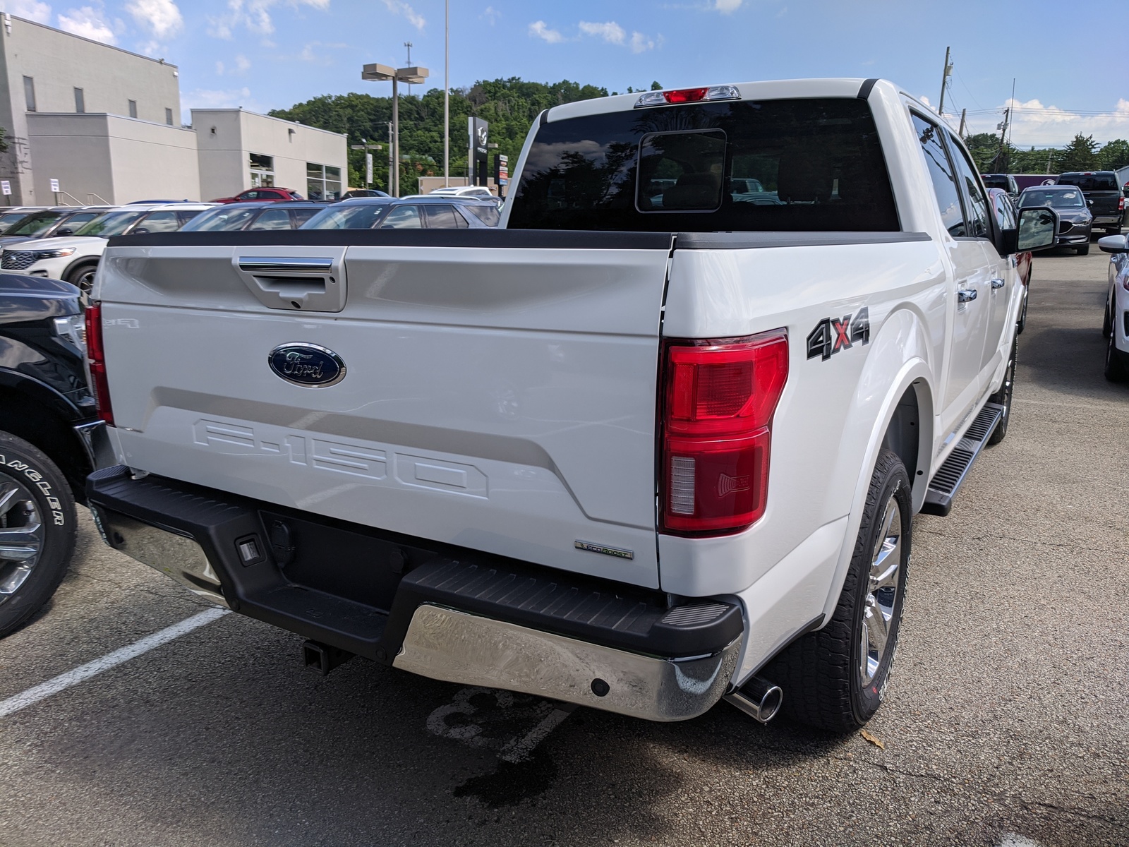 New 2020 Ford F-150 LARIAT in Star White Metallic Tri-Coat | Greensburg ...