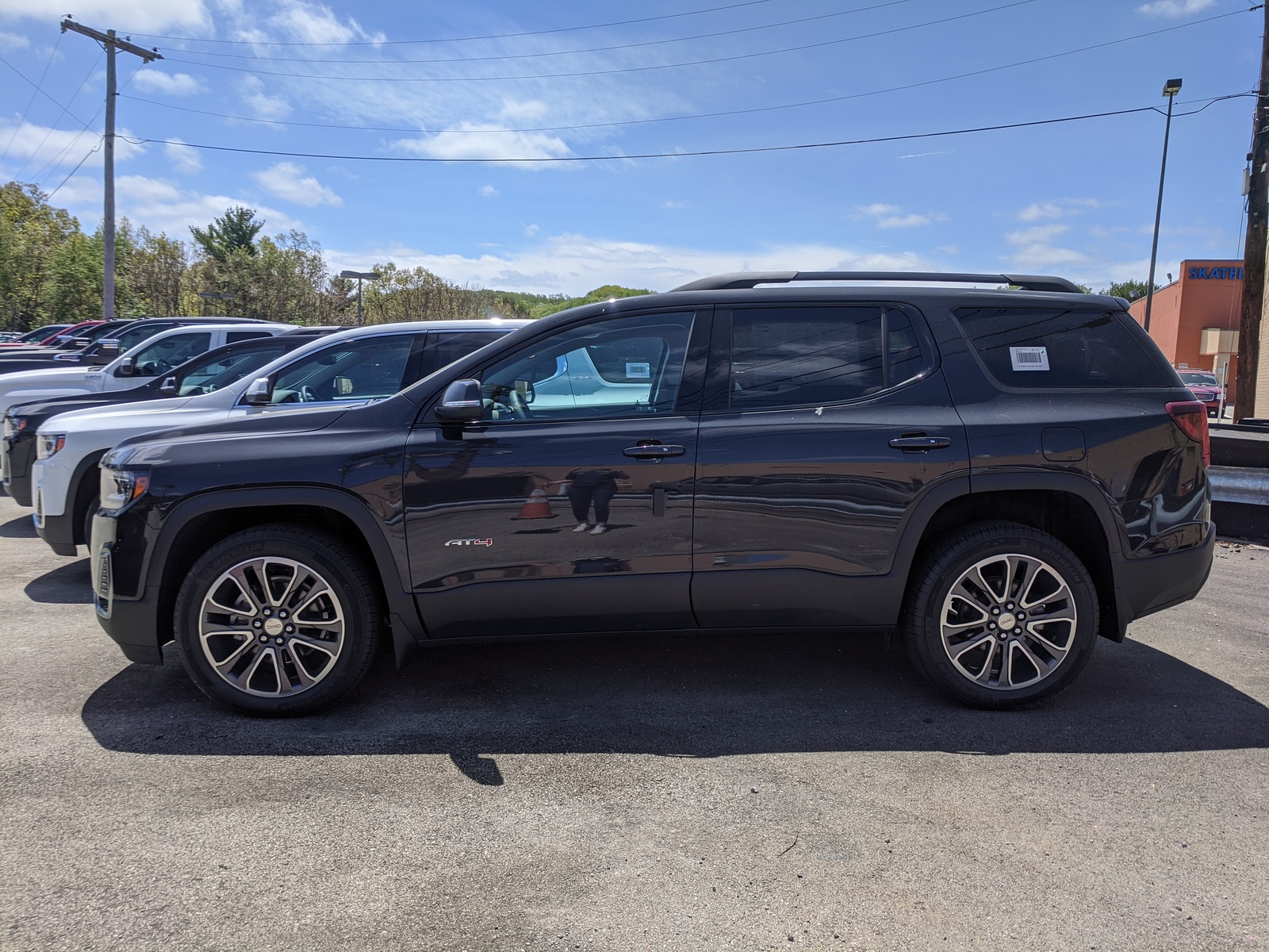 New 2020 GMC Acadia AT4 in CARBON BLACK METALLIC | Greensburg, PA | #G02486