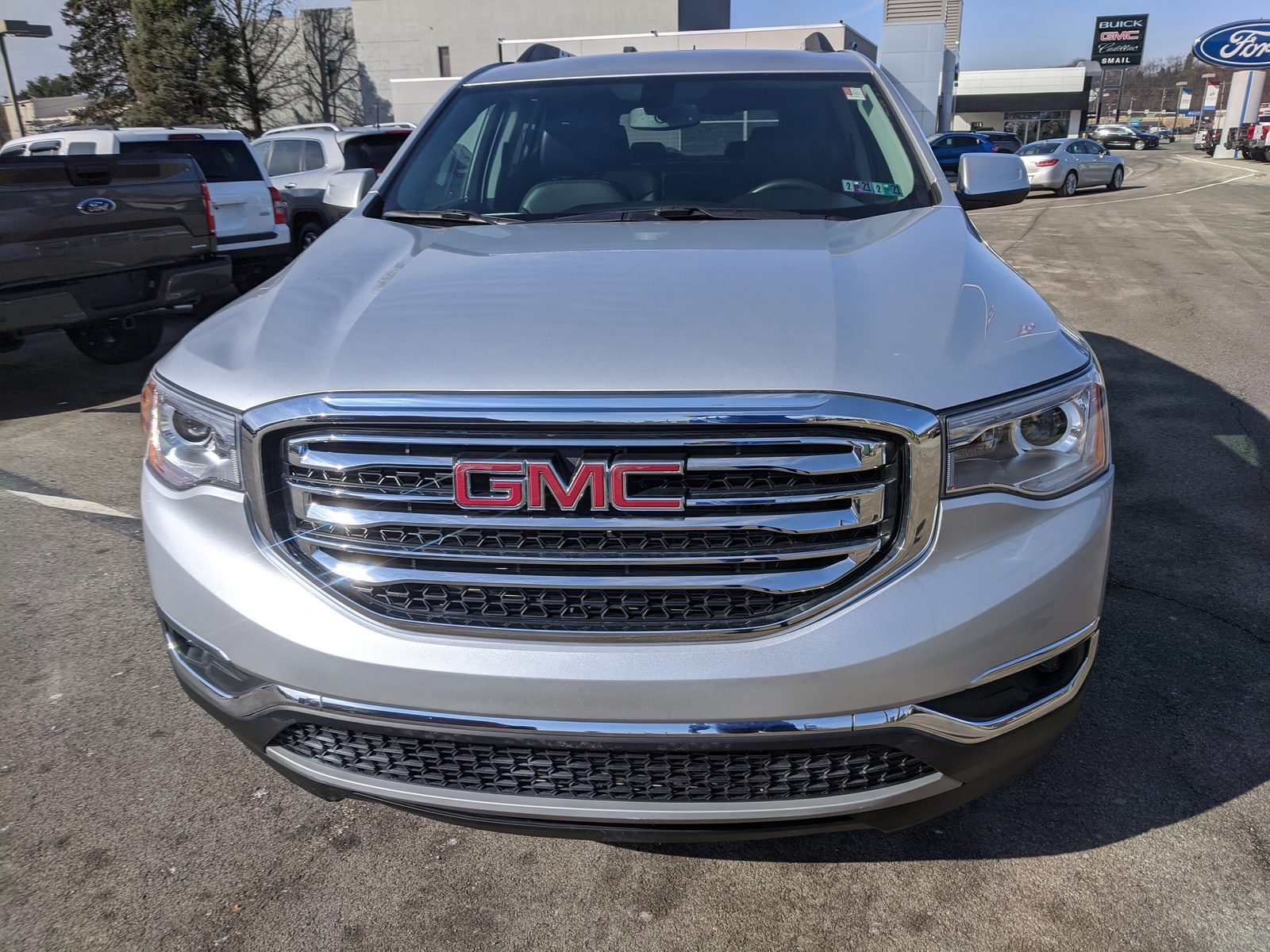 Certified PreOwned 2019 GMC Acadia SLT in Quicksilver Metallic