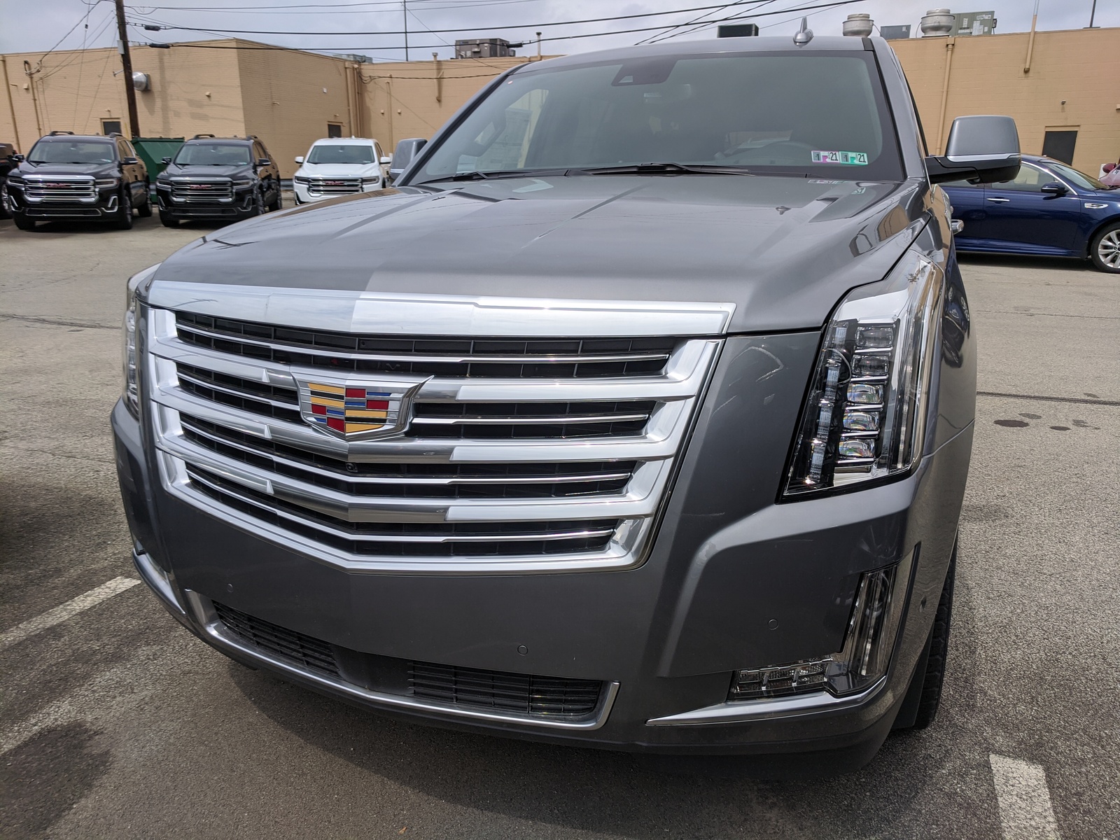 New 2020 Cadillac Escalade ESV Platinum in SATIN STEEL METALLIC ...