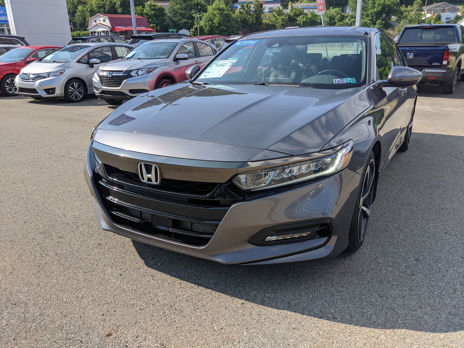 Certified Pre-Owned 2018 Honda Accord Sedan Sport 1.5T in Modern Steel ...