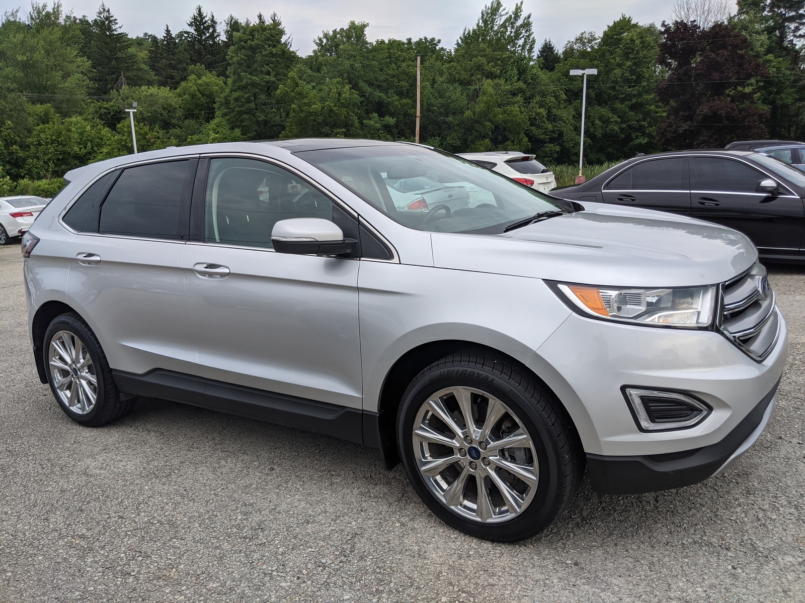 Certified Pre-Owned 2017 Ford Edge Titanium In Ingot Silver Metallic ...