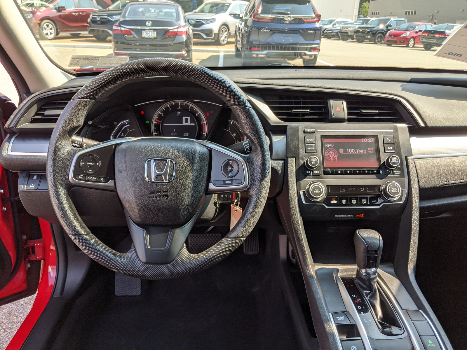 Certified Pre-Owned 2017 Honda Civic Sedan LX in Rallye Red ...