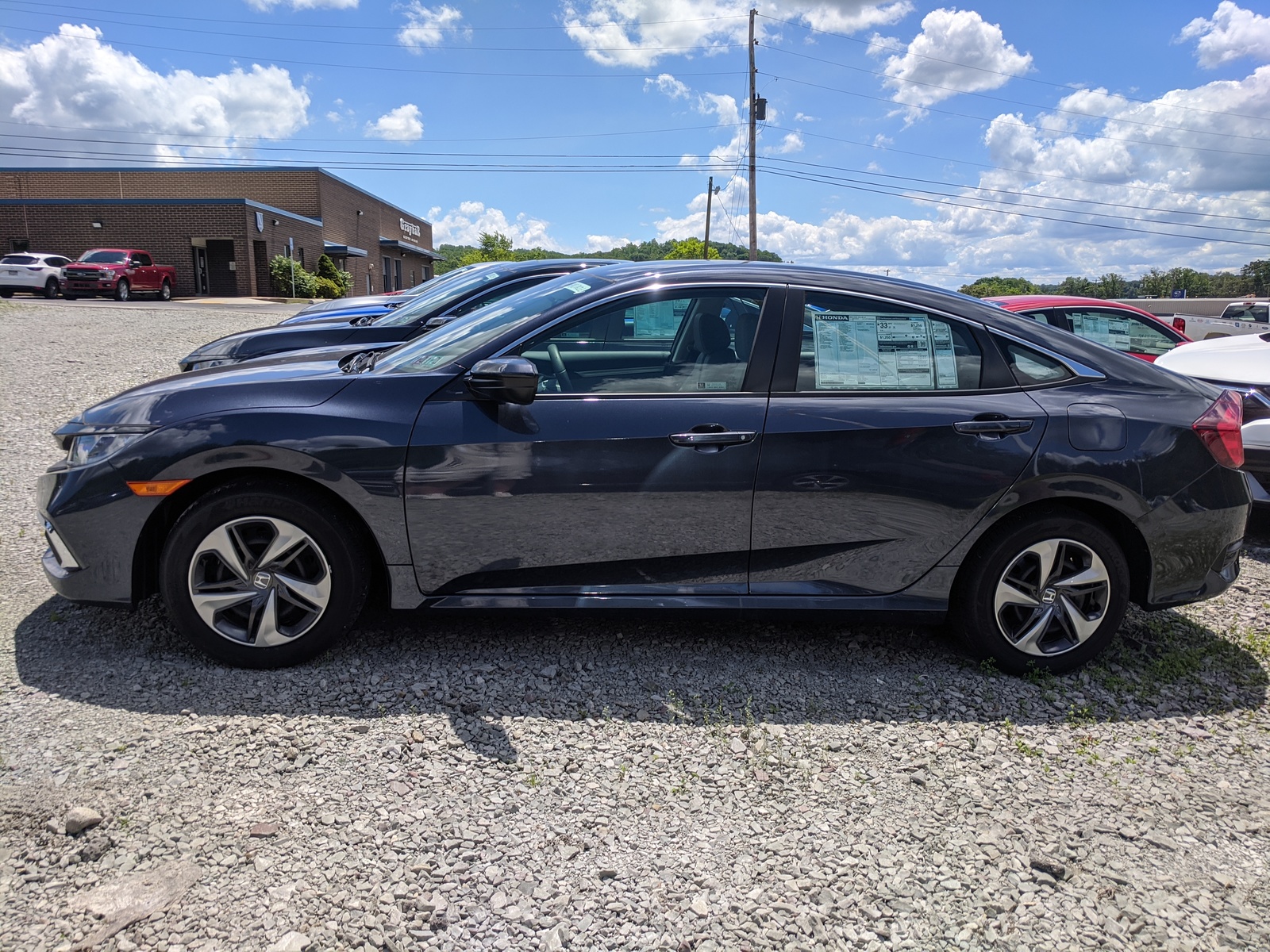 New 2020 Honda Civic Sedan Lx In Cosmic Blue Metallic Greensburg Pa H07912 6355