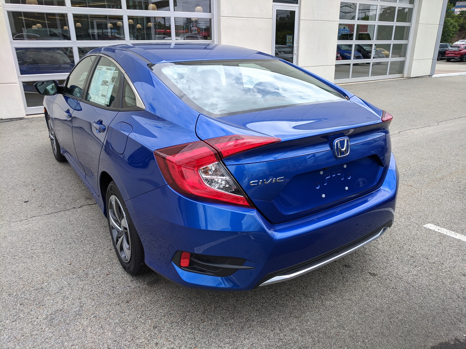 New 2020 Honda Civic Sedan Lx In Aegean Blue Metallic Greensburg Pa H07869 3638