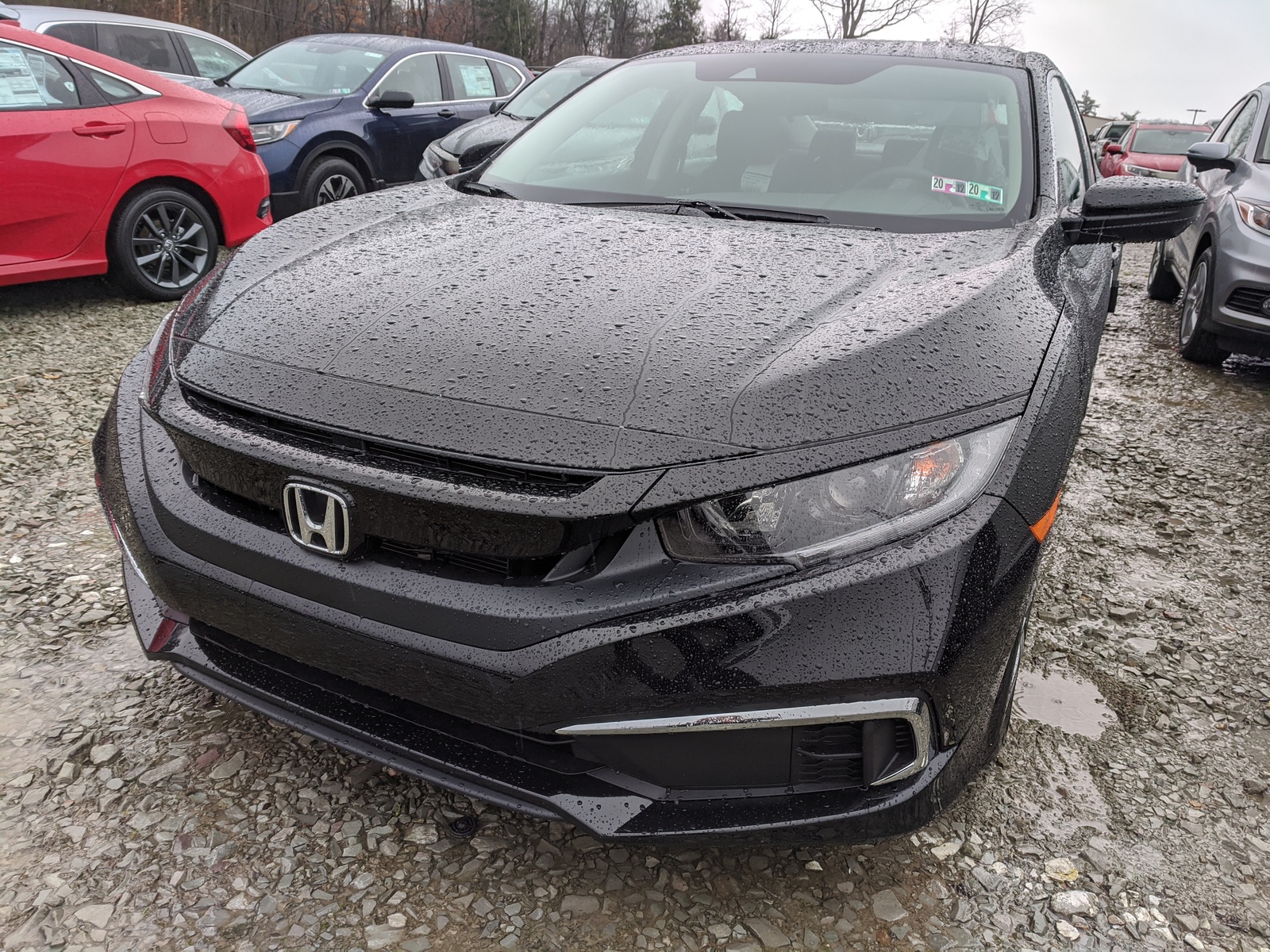 New 2020 Honda Civic Sedan LX in Crystal Black Pearl | Greensburg, PA ...