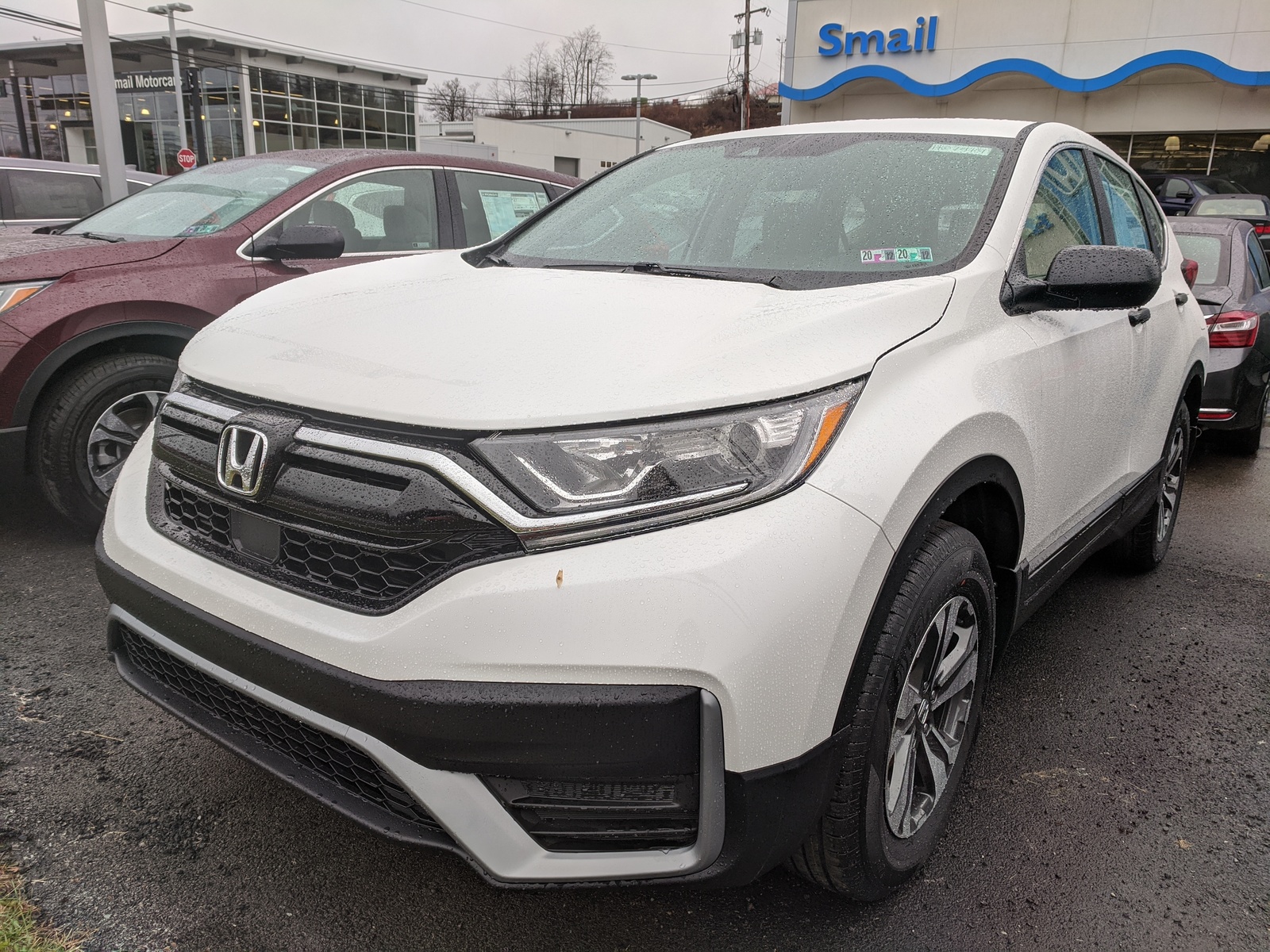 New 2020 Honda CR-V LX in Platinum White Pearl | Greensburg, PA | #H07876