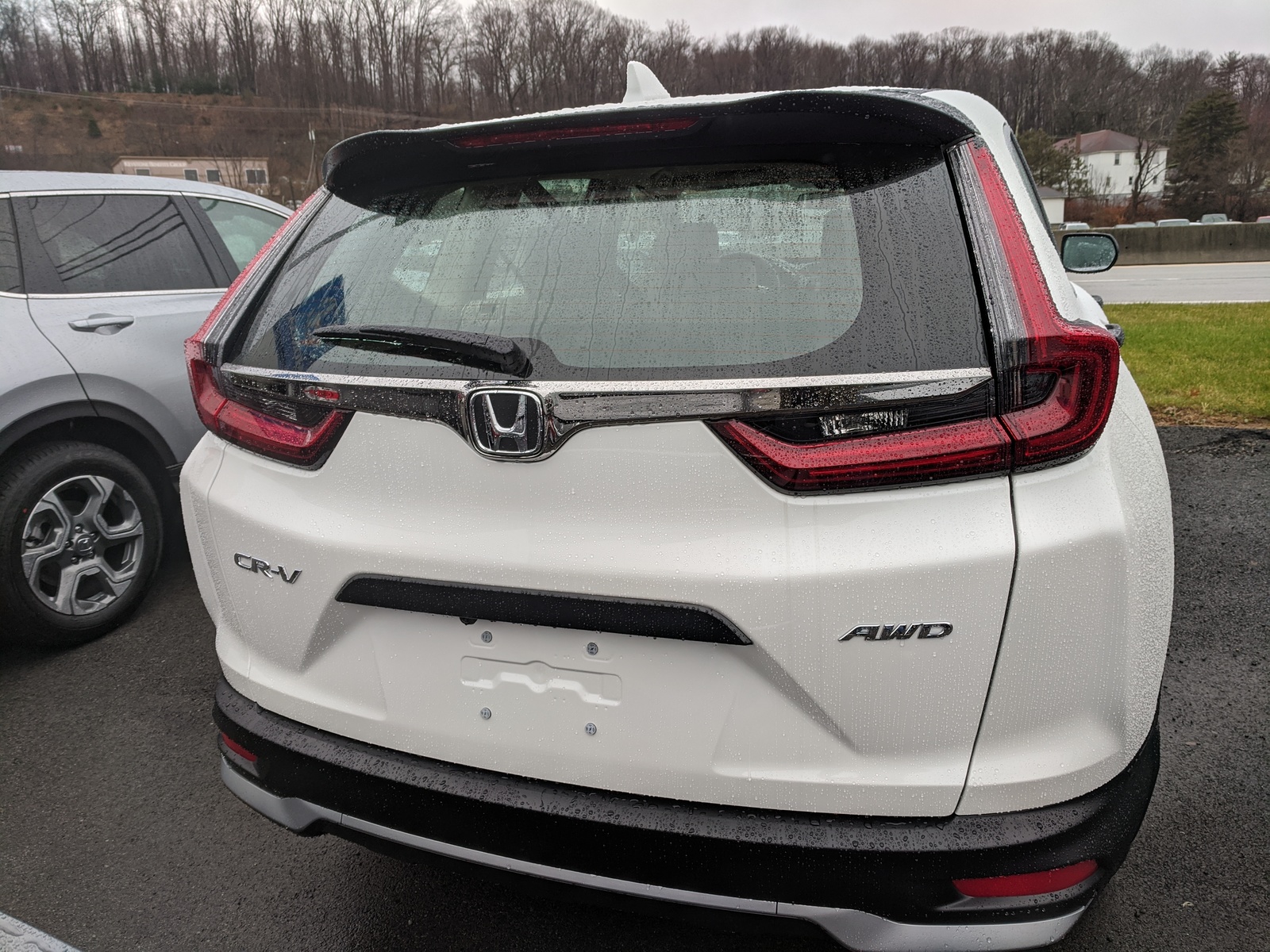 New 2020 Honda CRV LX in Platinum White Pearl