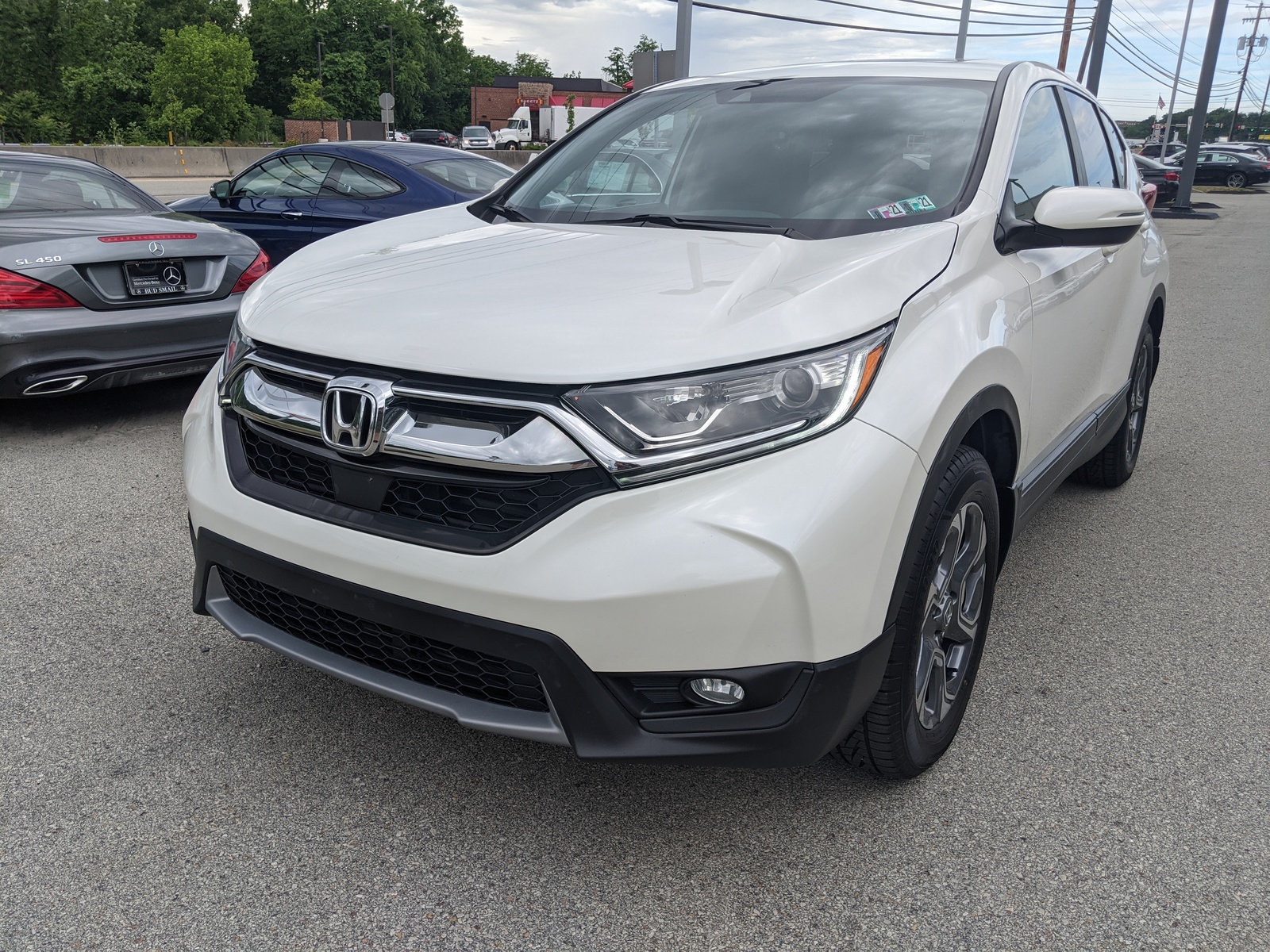 Pre-Owned 2018 Honda CR-V EX in White Diamond Pearl | Greensburg, PA ...