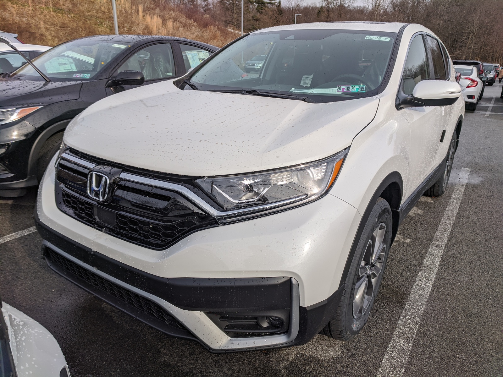 New 2020 Honda CR-V EX in Platinum White Pearl | Greensburg, PA | #H07942