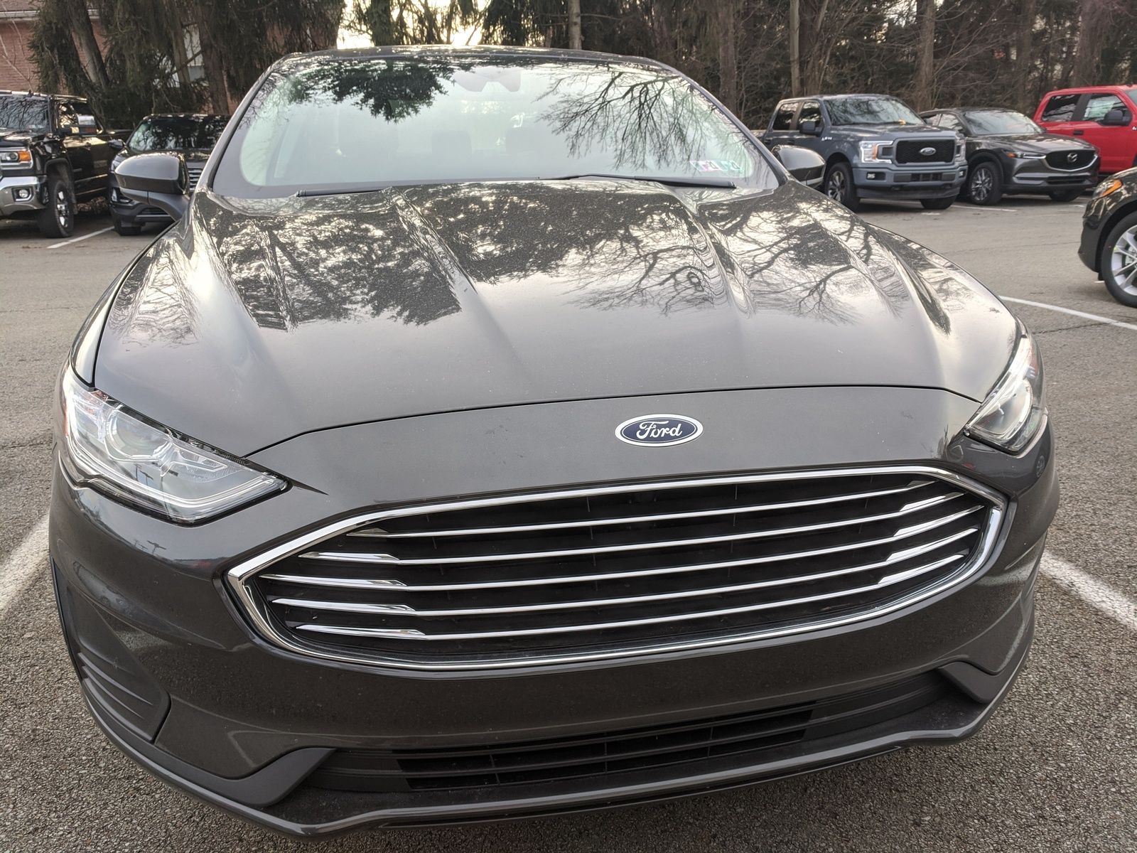 New 2020 Ford Fusion Hybrid SE in Magnetic Metallic | Greensburg, PA ...