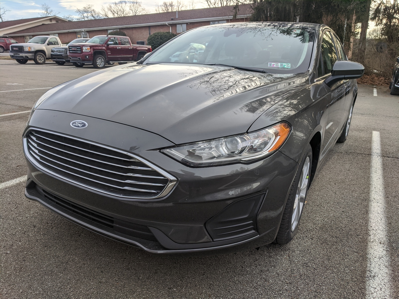 New 2020 Ford Fusion Hybrid SE in Magnetic Metallic | Greensburg, PA ...