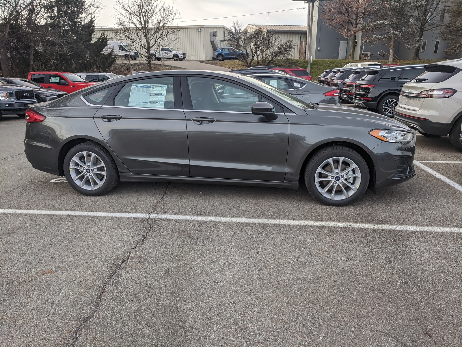 New 2020 Ford Fusion Hybrid SE in Magnetic Metallic | Greensburg, PA ...