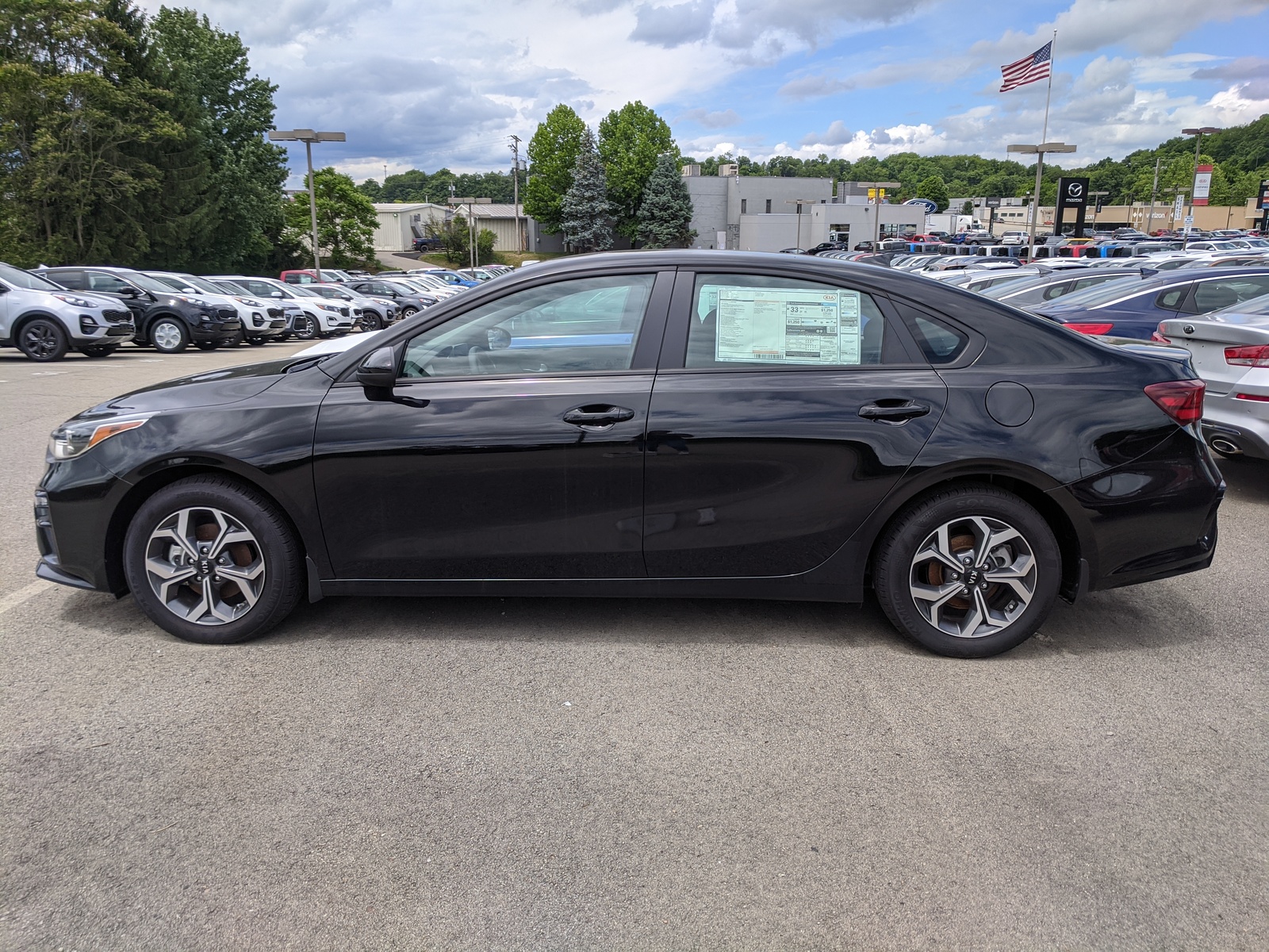 New 2020 Kia Forte LXS in Aurora Black | Greensburg, PA | #K03760