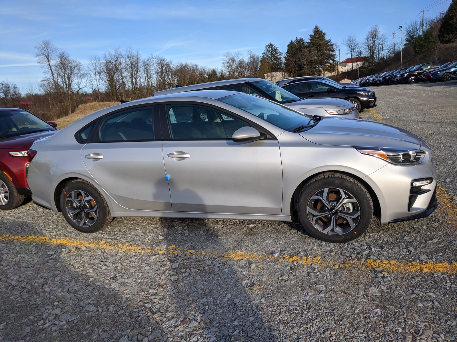 New 2020 Kia Forte LXS in Silky Silver Greensburg, PA K04099