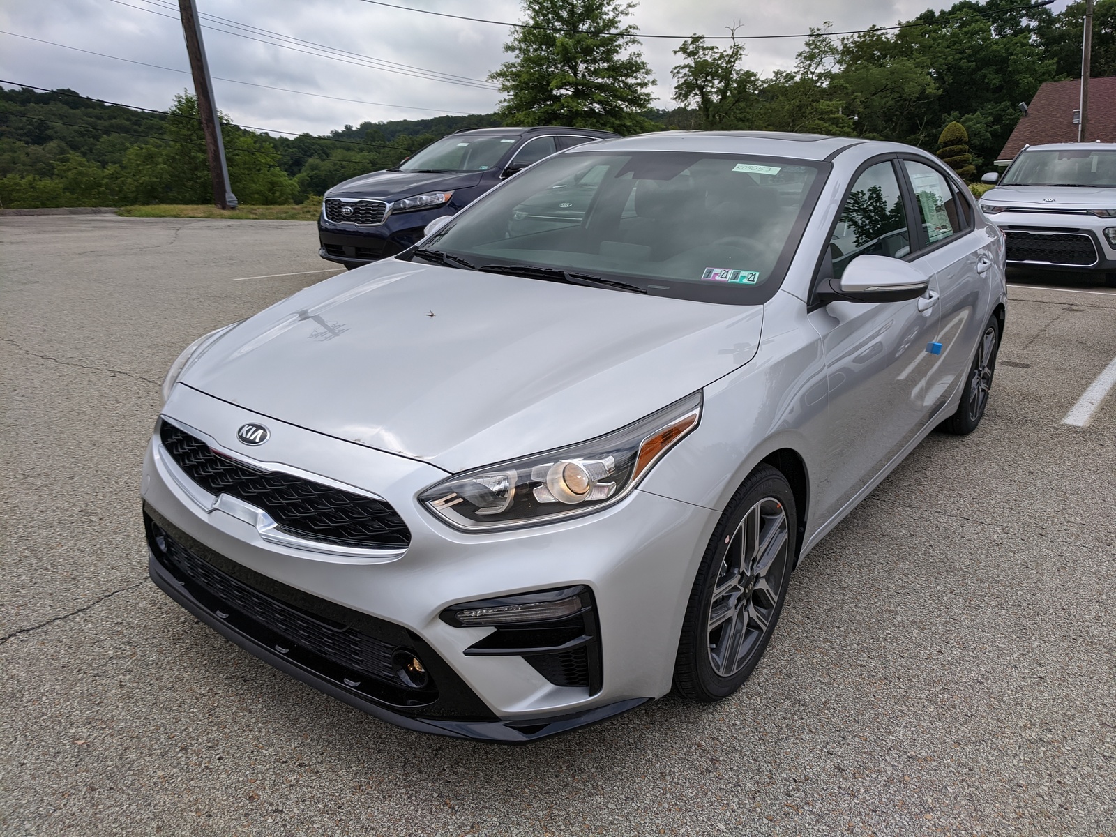 New 2020 Kia Forte EX in Silky Silver | Greensburg, PA | #K03926