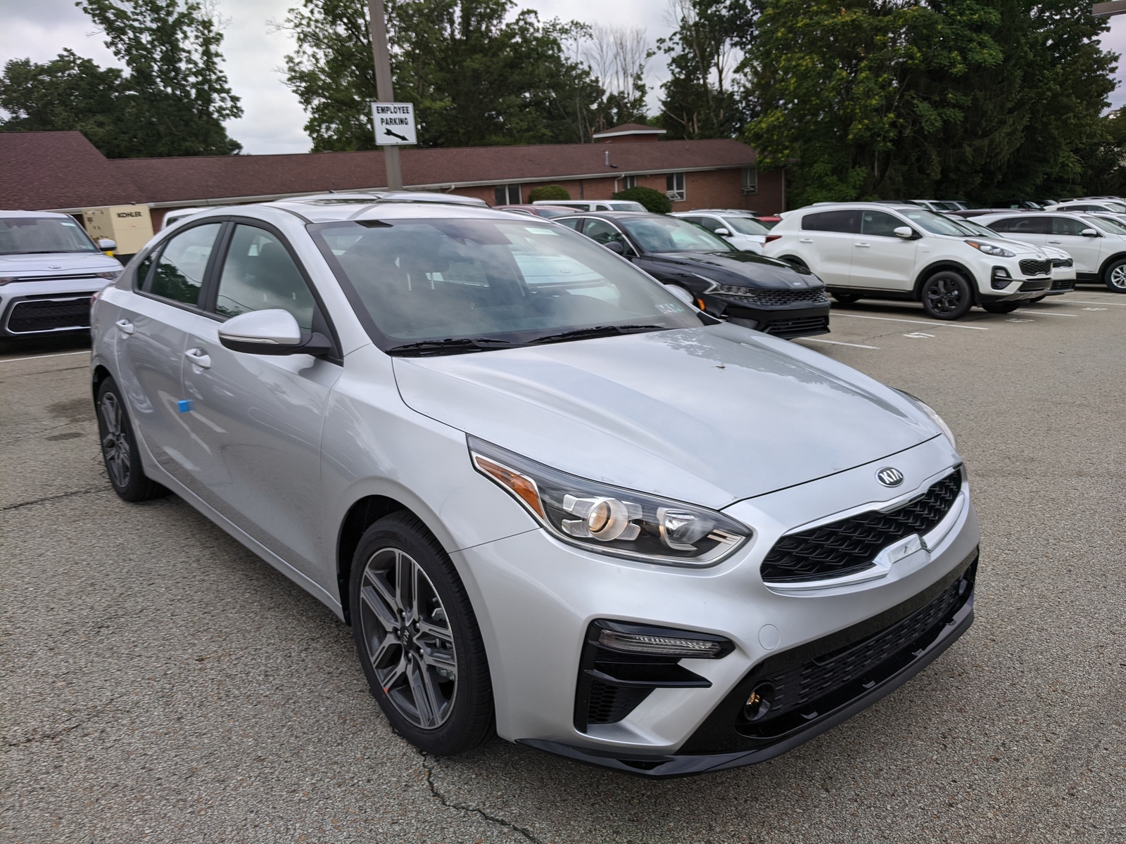 New 2020 Kia Forte EX in Silky Silver | Greensburg, PA | #K04106