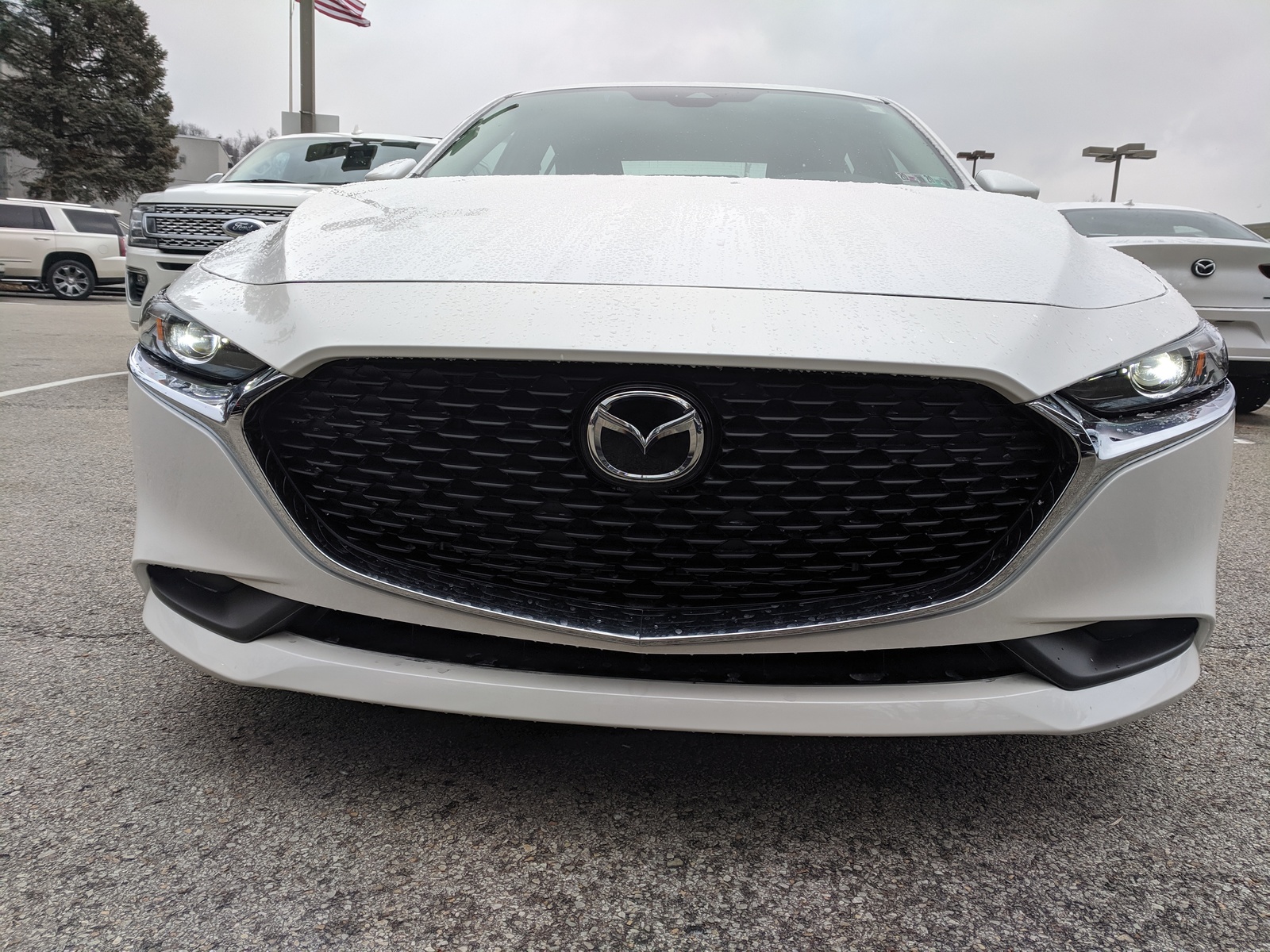 New 2020 Mazda Mazda3 Sedan w/Select Pkg in SNOWFLAKE WHITE PEARL MC ...