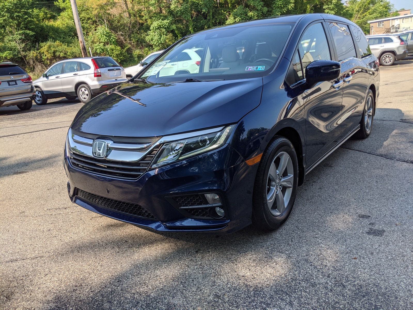 Pre-Owned 2018 Honda Odyssey EX-L in Obsidian Blue Pearl | Greensburg ...