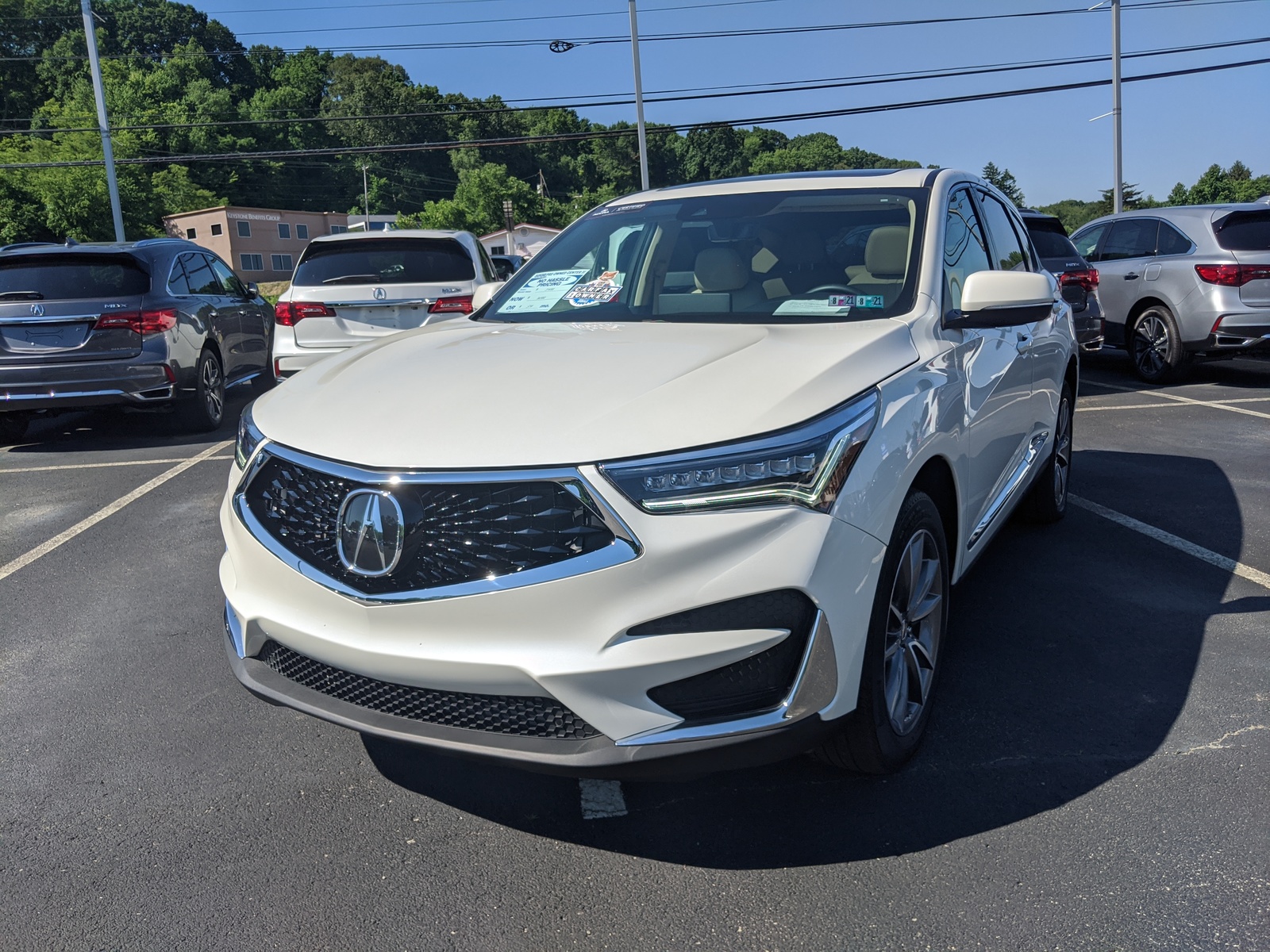 Certified Pre-Owned 2019 Acura RDX w/Technology Pkg in White Diamond ...