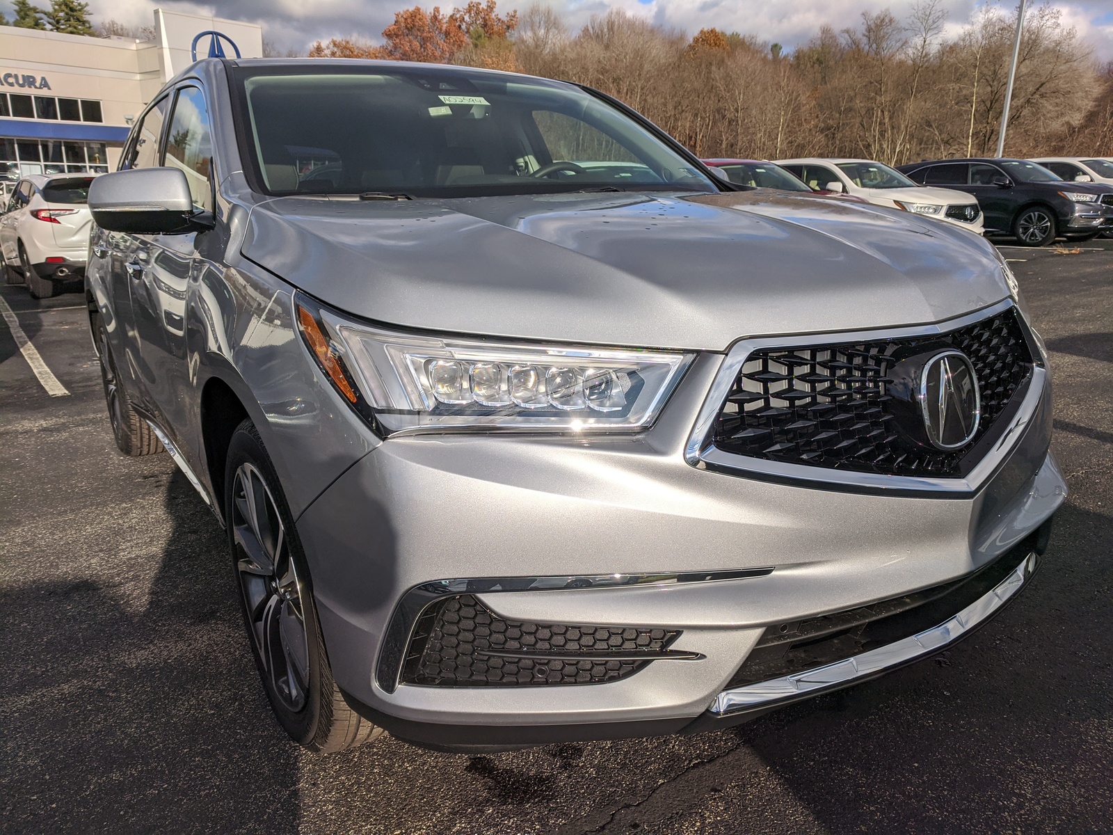 New 2020 Acura MDX w/Technology Pkg in Lunar Silver Metallic ...