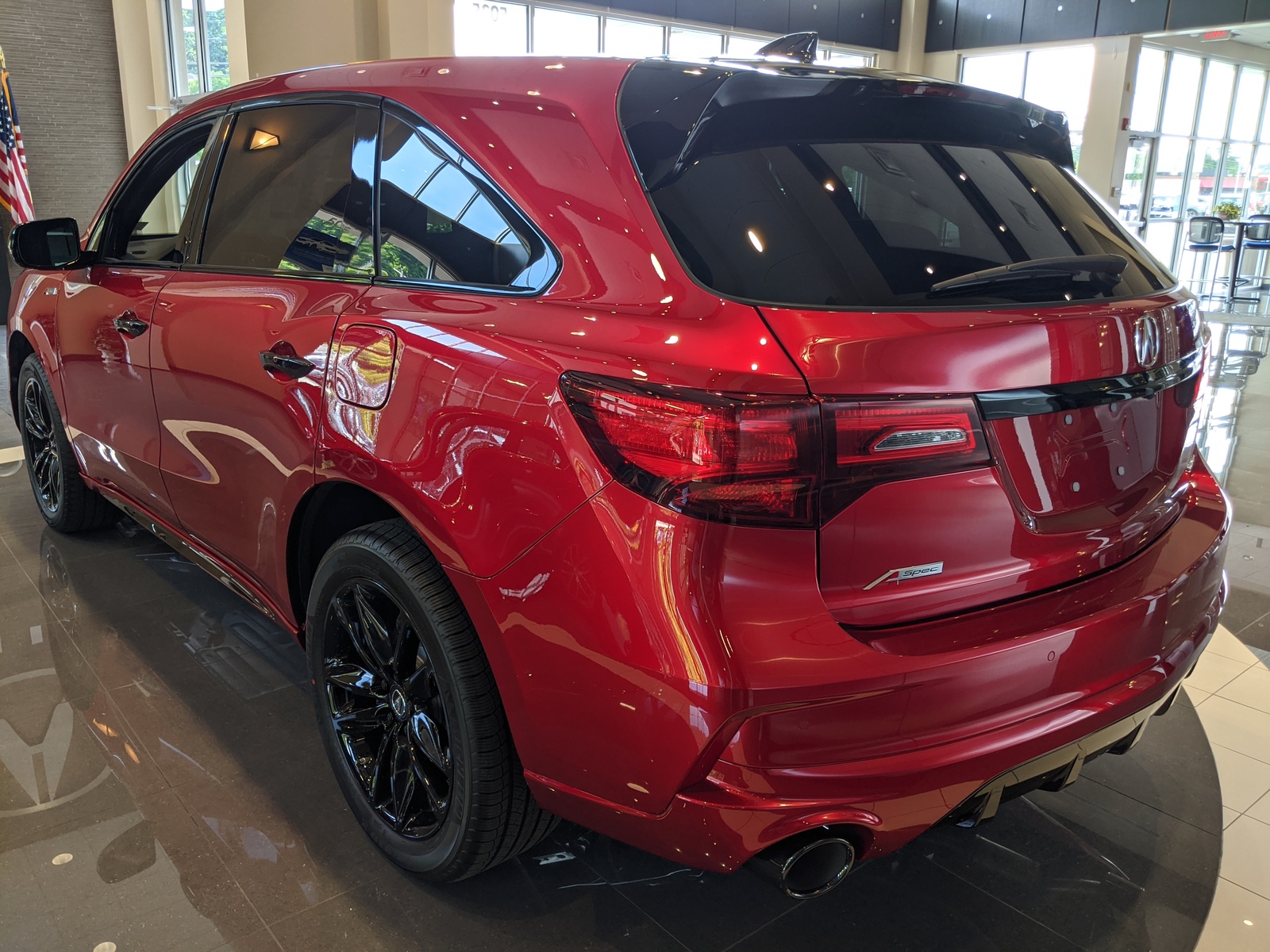 New 2020 Acura MDX PMC Edition in Valencia Red Pearl | Greensburg, PA ...