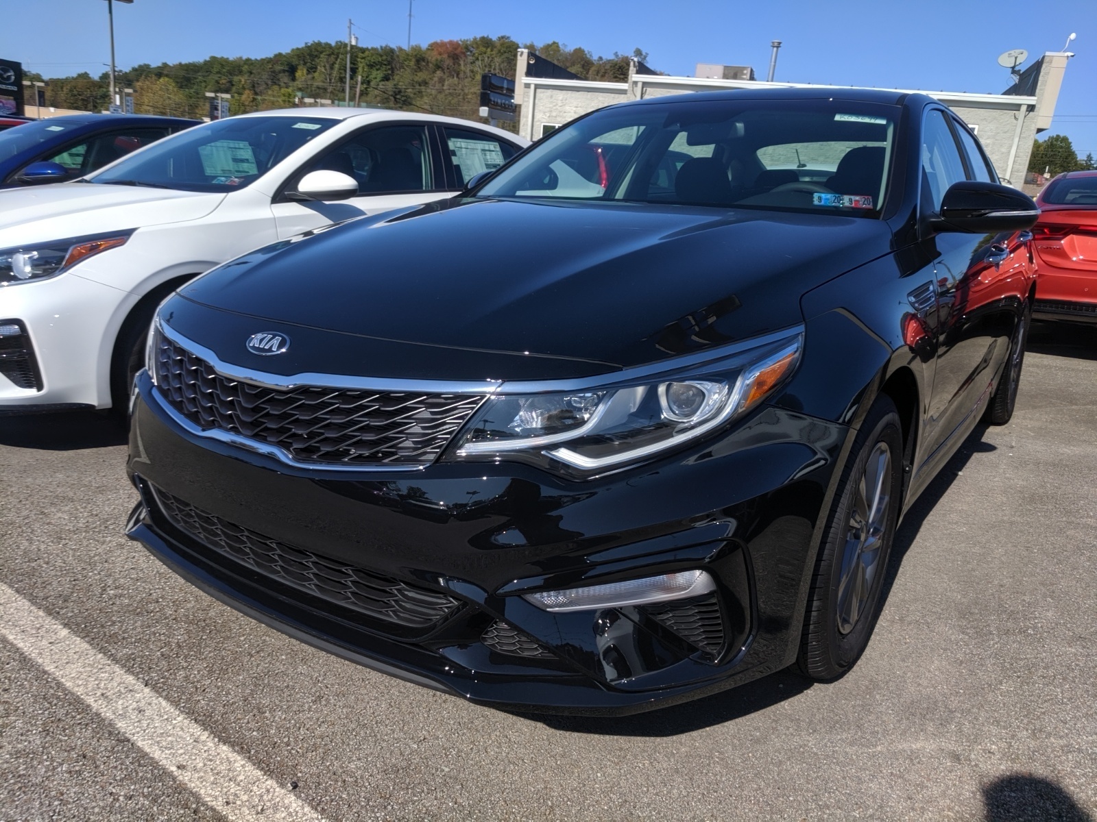 New 2020 Kia Optima LX in Ebony Black | Greensburg, PA | #K03699