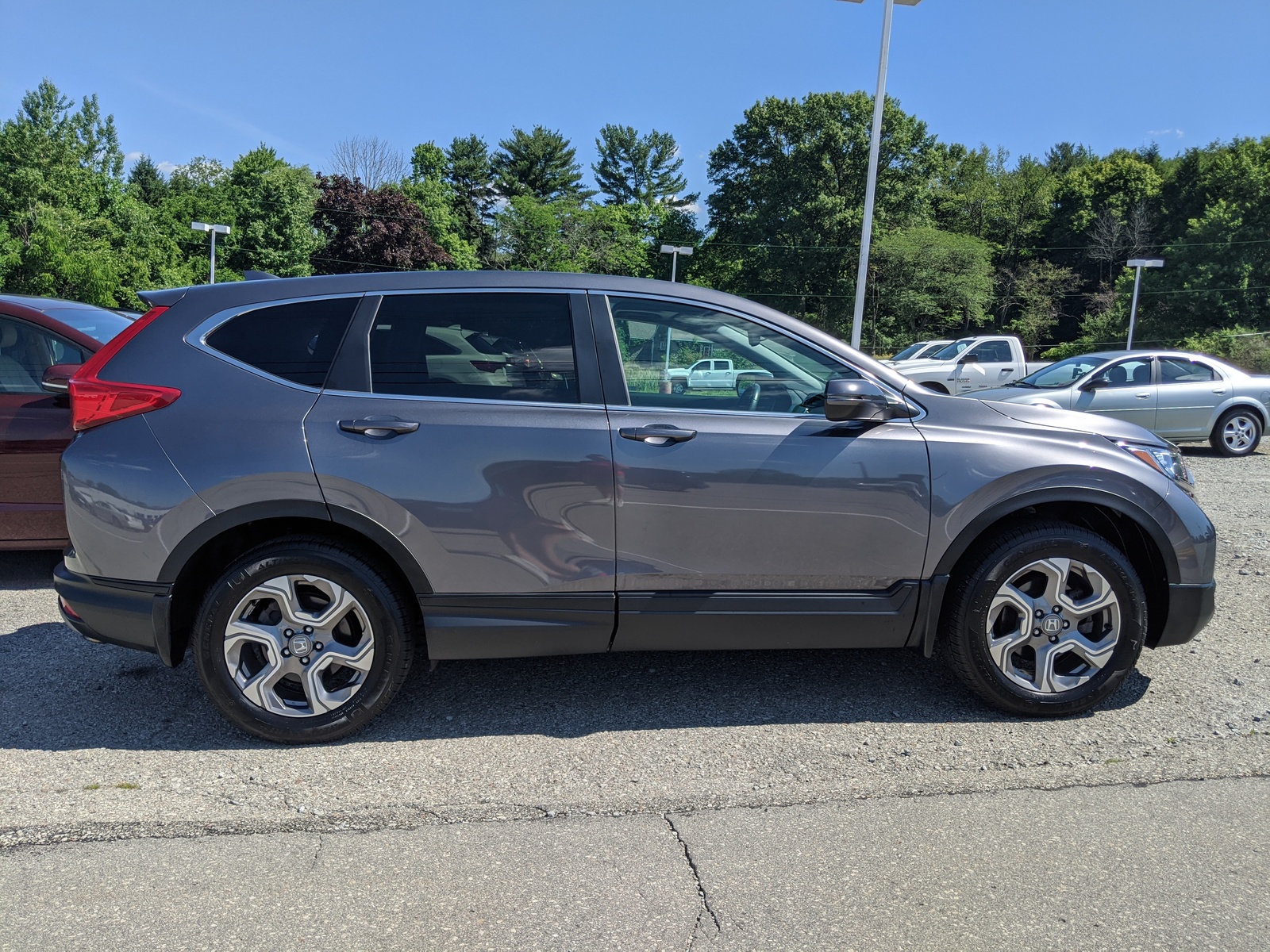 Pre-Owned 2019 Honda CR-V EX-L in Modern Steel Metallic | Greensburg ...