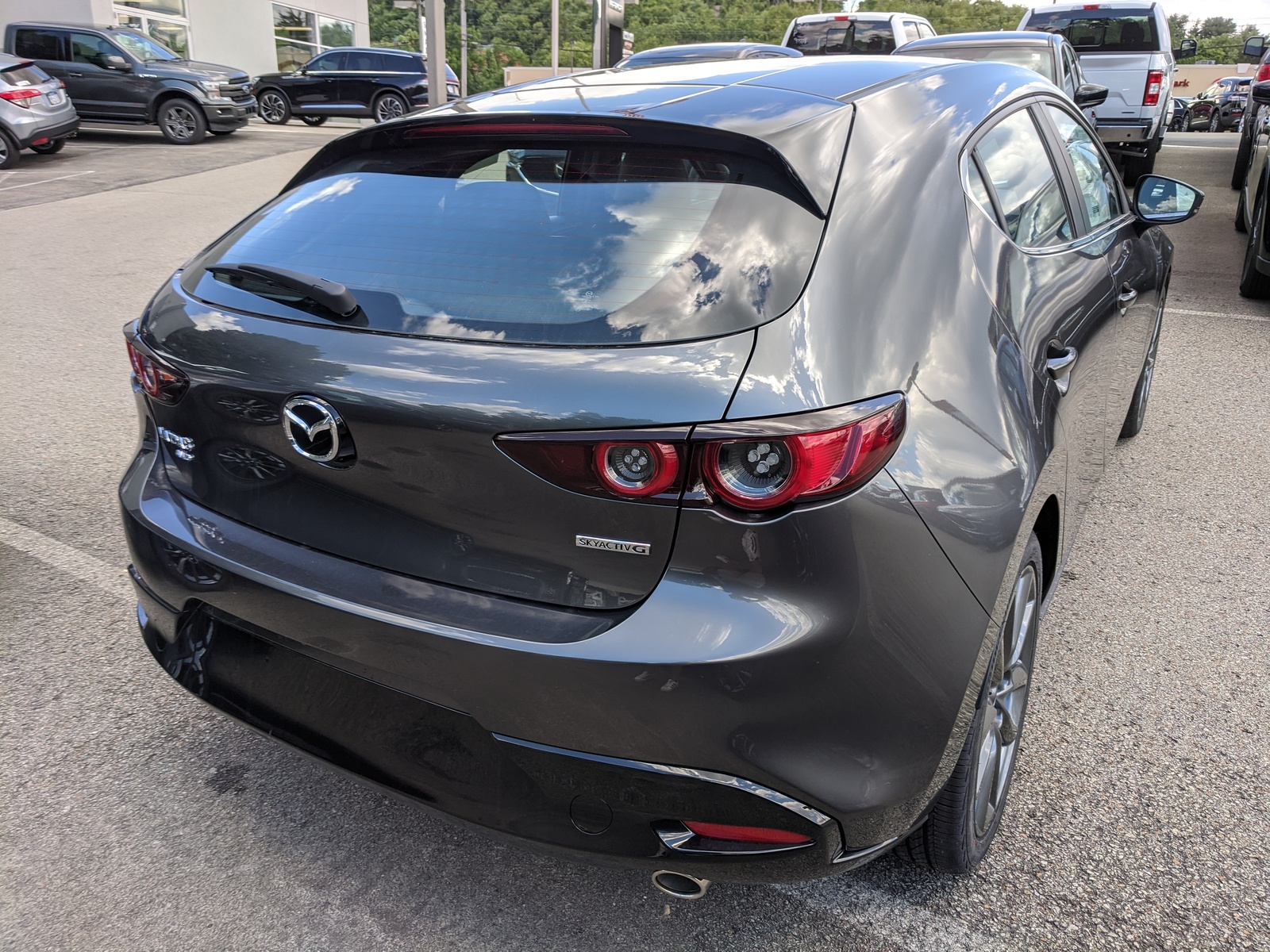 New 2020 Mazda Mazda3 Hatchback in MACHINE GRAY METALLIC | Greensburg ...