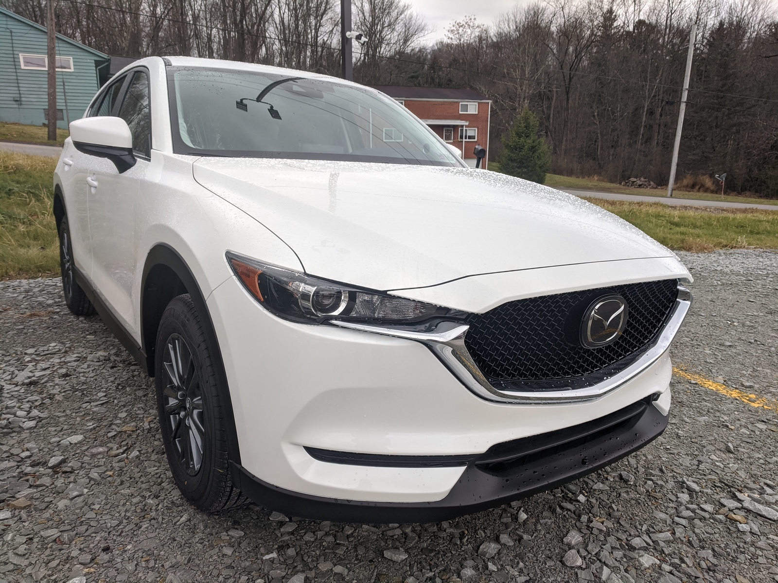 New 2020 Mazda CX-5 Touring in SNOWFLAKE WHITE PEARL MC | Greensburg ...