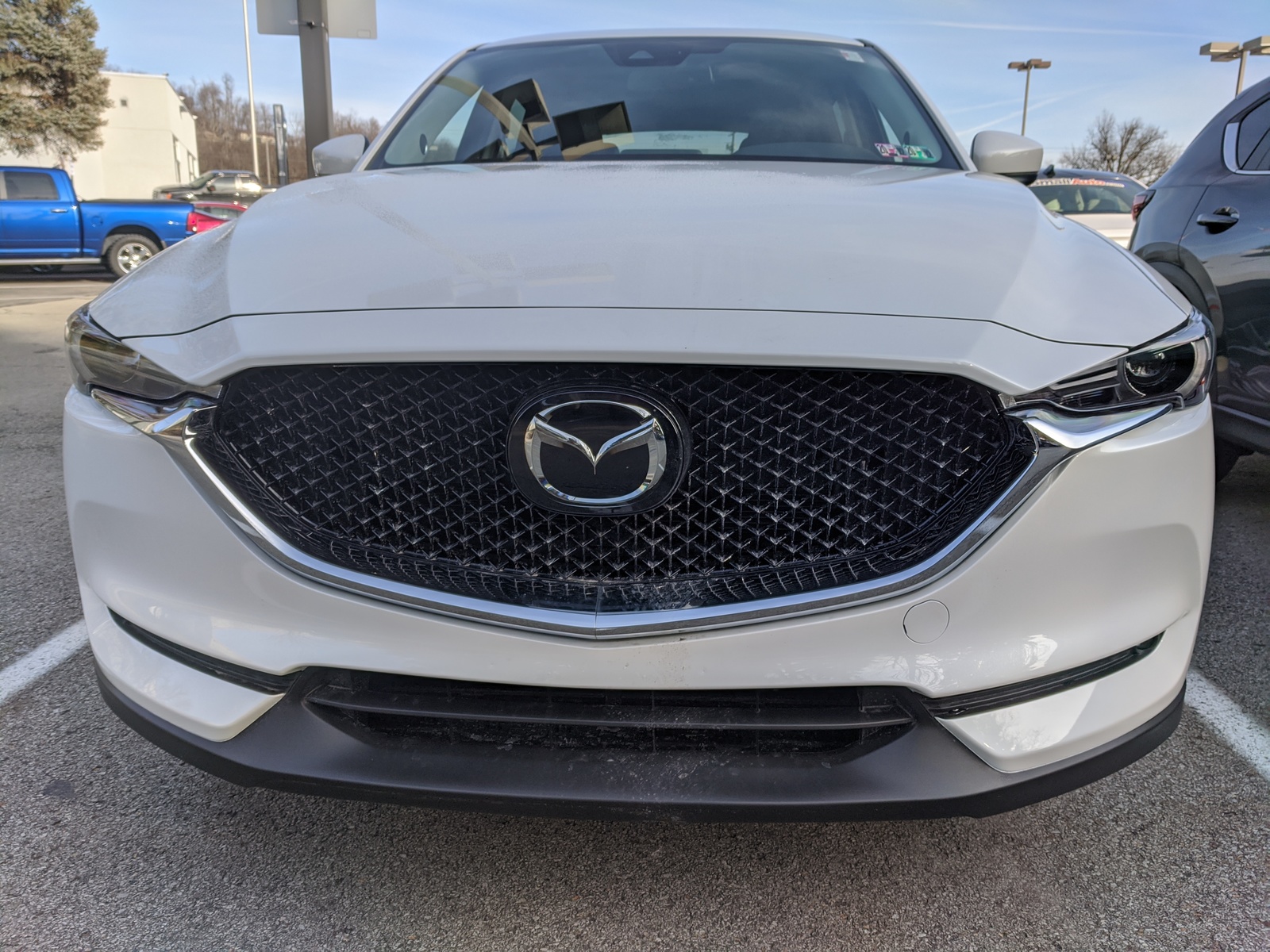 New 2020 Mazda CX-5 Grand Touring in SNOWFLAKE WHITE PEARL MC ...