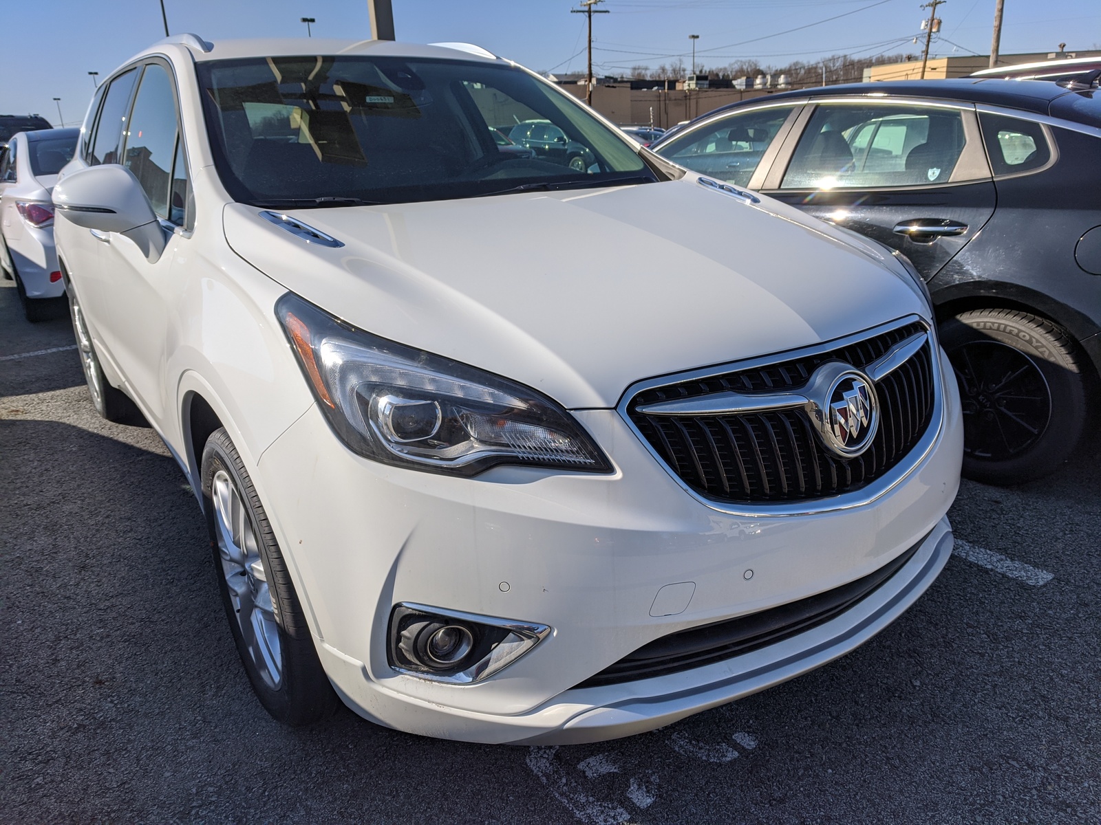 New 2020 Buick Envision Premium in SUMMIT WHITE | Greensburg, PA | #D00651